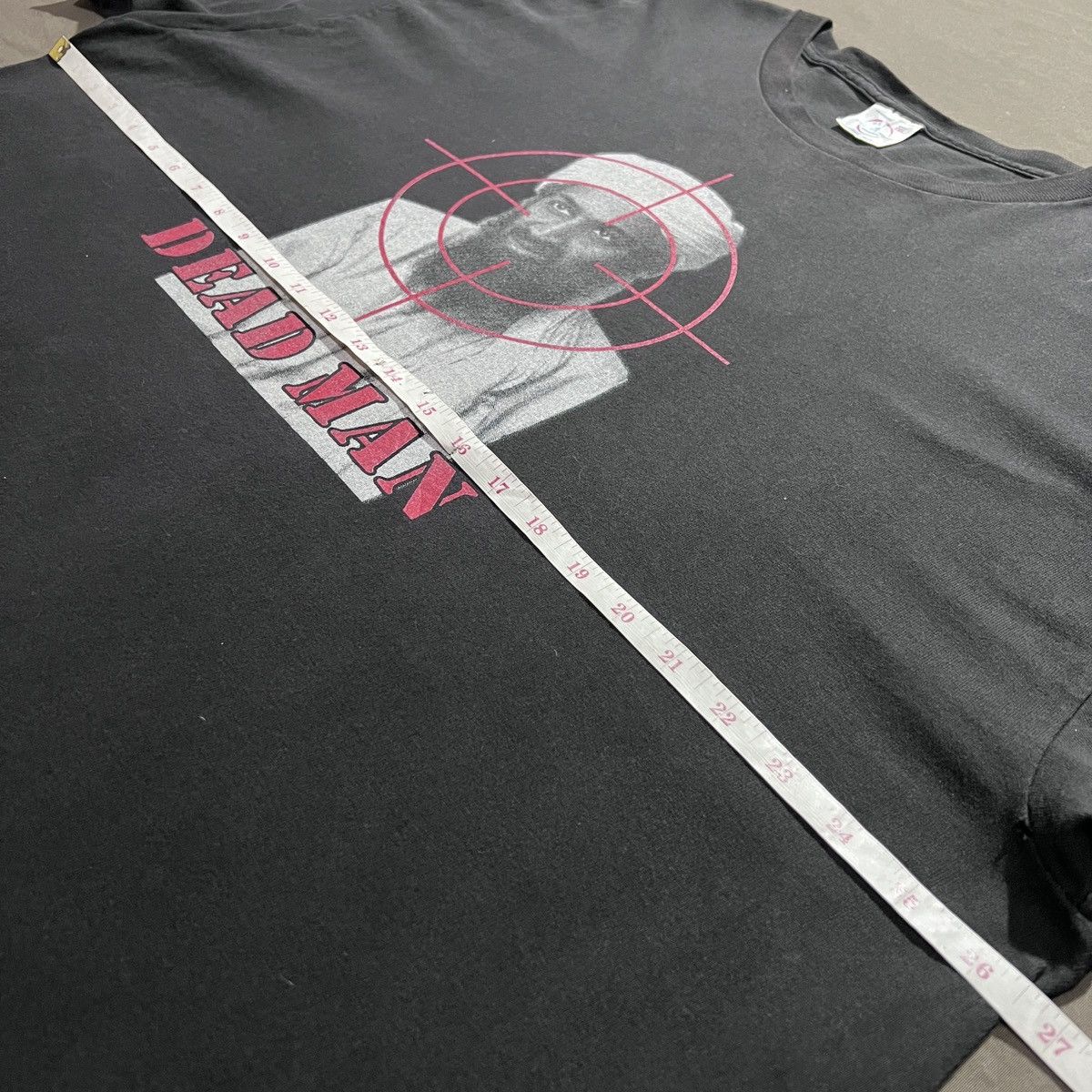 Rap Tees Vintage Y2K DEAD MAN Osama bin Ladin Tee 2XL Faded Size US XXL / EU 58 / 5 - 11 Thumbnail