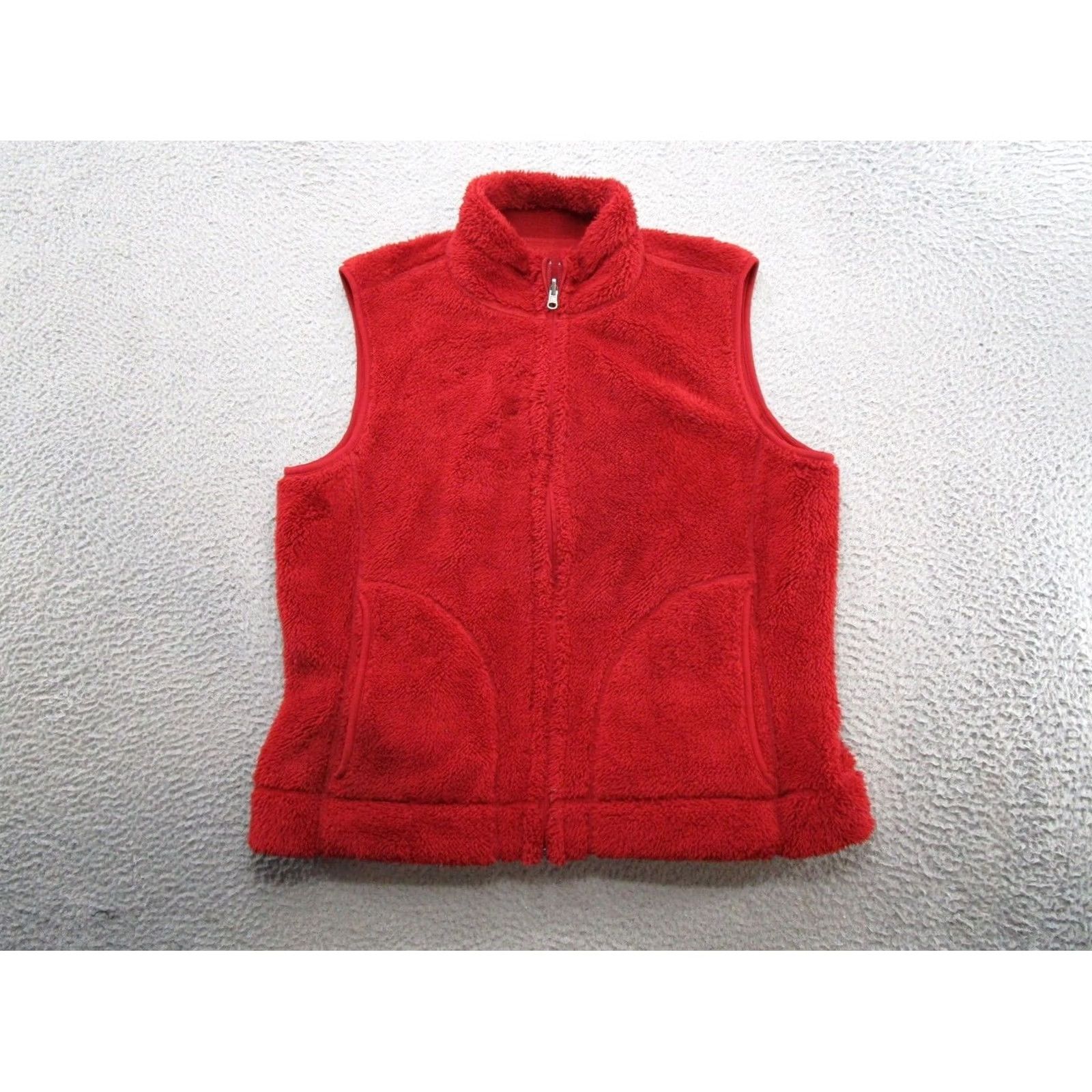 Eddie Bauer Eddie Bauer Red Fleece Faux Fur Full Zip Vest Reversible Women’s XL Outdoor Vest Womens Red Fleece Reversible Eddie Bauer XL Size XL / US 12-14 / IT 48-50 - 6 Thumbnail