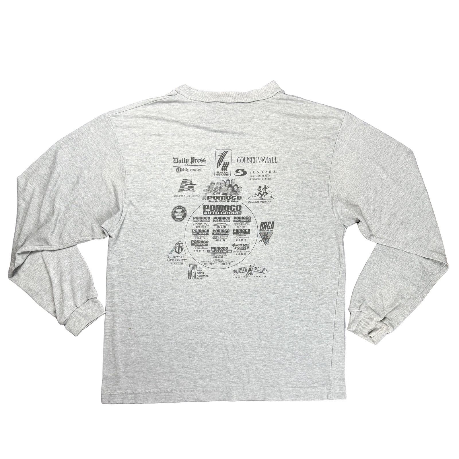 Vintage Cool Cat Running Crab Half Marathon 2002 LS Tee L Size US L / EU 52-54 / 3 - 4 Thumbnail