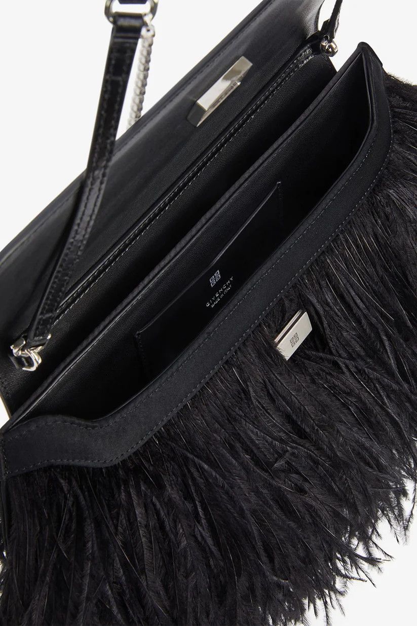 Givenchy o1srvl11e0625 Size:OS/ Voyou Clutch Bag in Black Size ONE SIZE - 5 Thumbnail