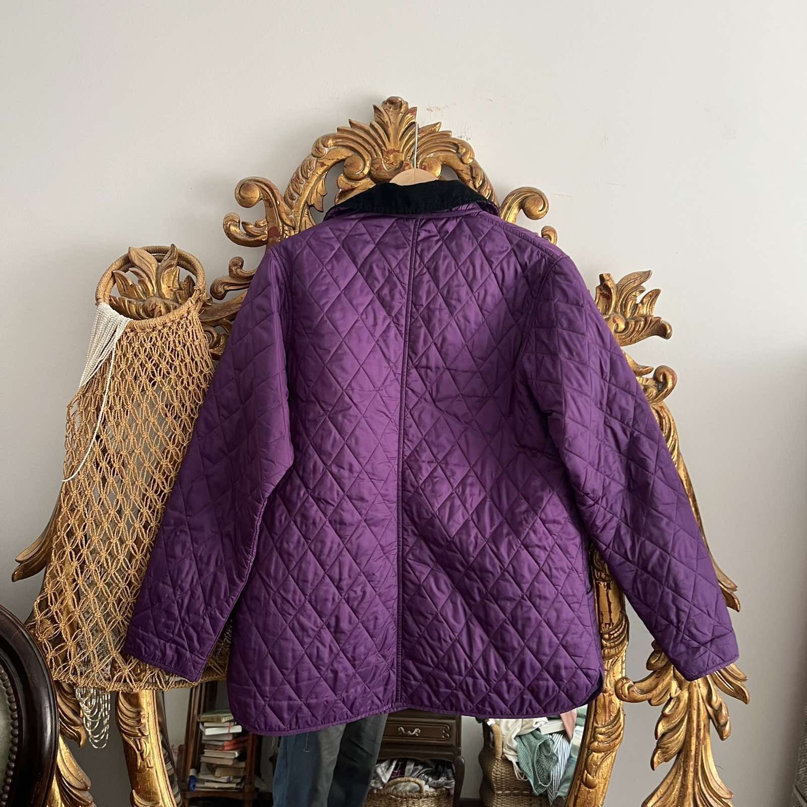 Barbour Barbour Purple Winter Liddesdale quilted jacket Size XS / US 0-2 / IT 36-38 - 2 Thumbnail