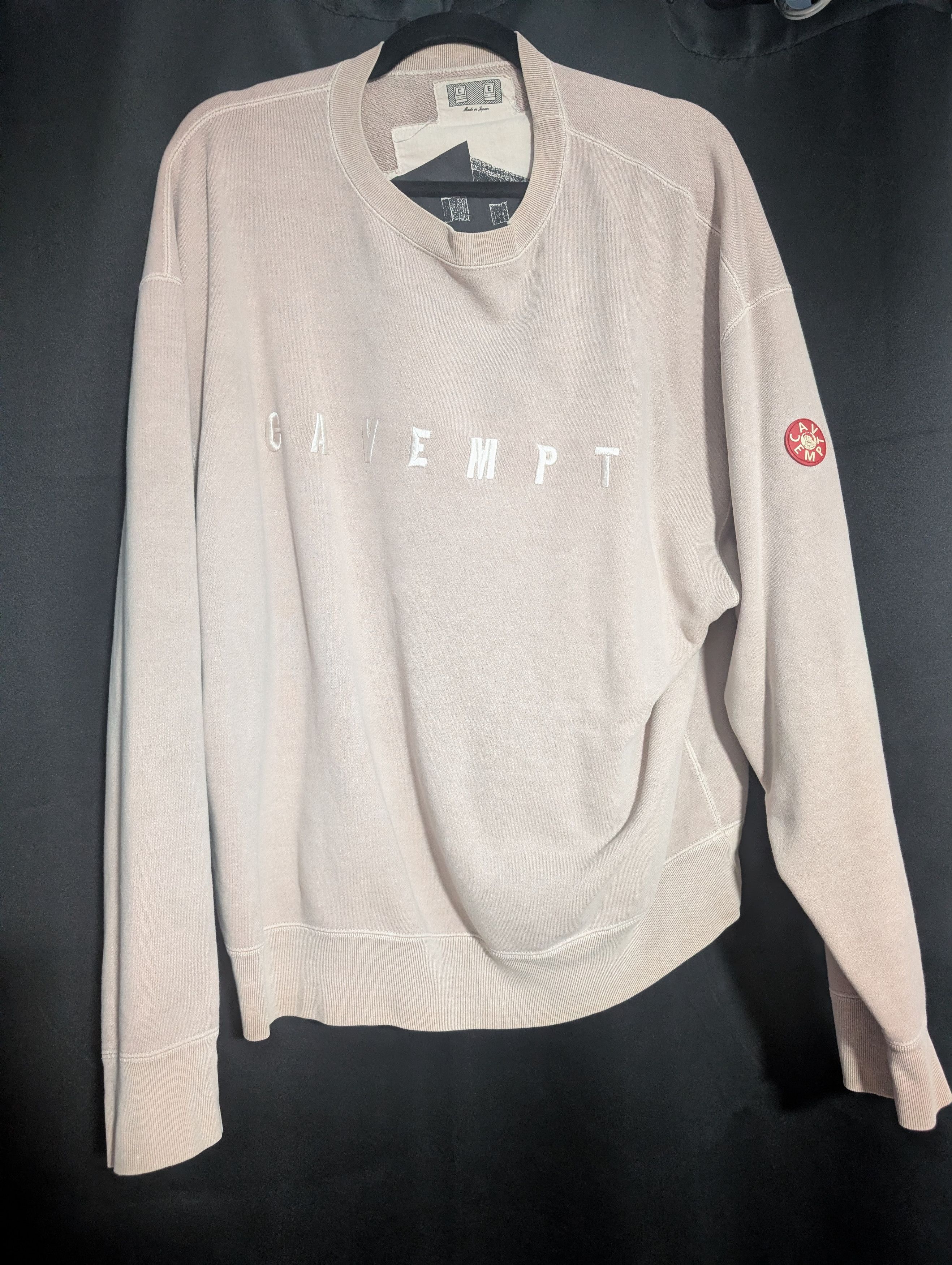 Cav Empt Cav Empt Beige Overdye Crewneck AW 17 Size US L / EU 52-54 / 3 - 1 Thumbnail