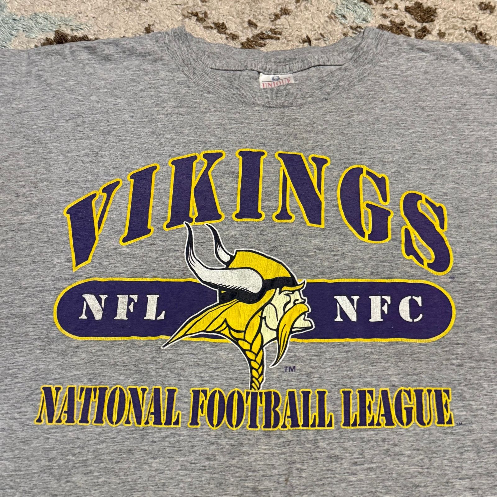 NFL Vintage 1998 Minnesota Vikings Cris Carter Shirt XL #80 NFL Size US XL / EU 56 / 4 - 3 Thumbnail