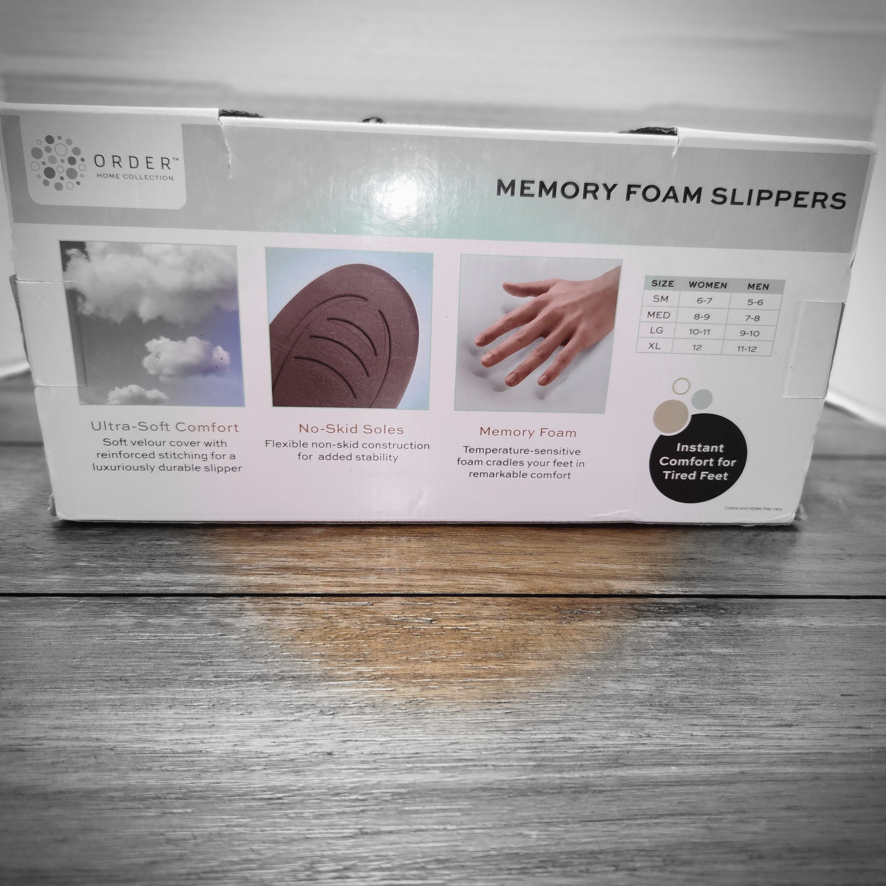 Other Order Memory Foam Slippers NIB Med Size US 8.5 / IT 38.5 - 2 Thumbnail