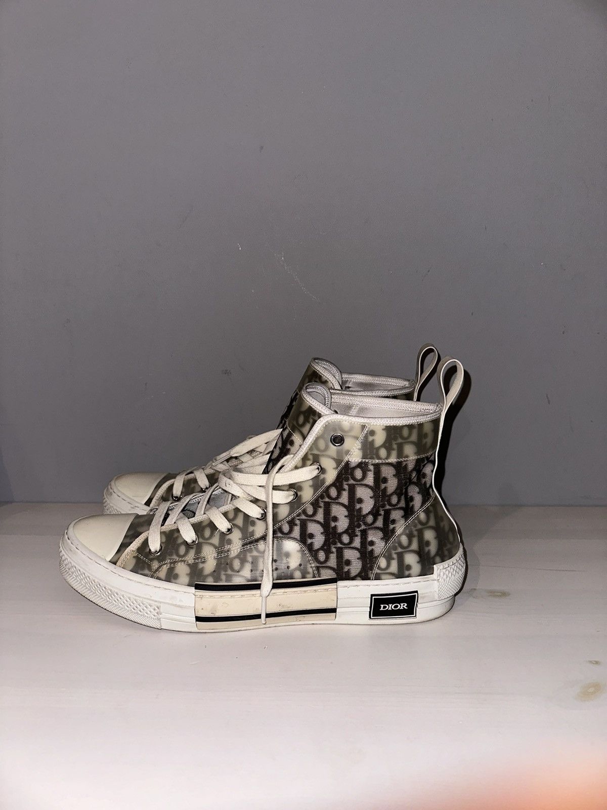 Dior Dior B23 High Top Sneaker Size 47 Grailed