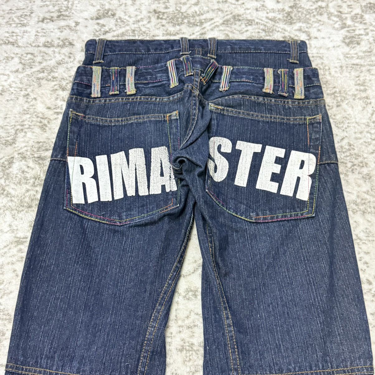 Japanese Brand 2000s Rimaster Japan Double Waist Twisted Seam Jeans Size US 30 / EU 46 - 3 Thumbnail