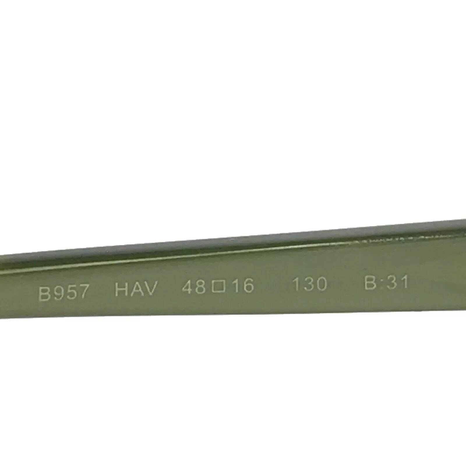 Ted Baker TED BAKER B957 JUST KIDDING HAVIANA GREEN EYEGLASSES FRAMES Size ONE SIZE - 9 Thumbnail