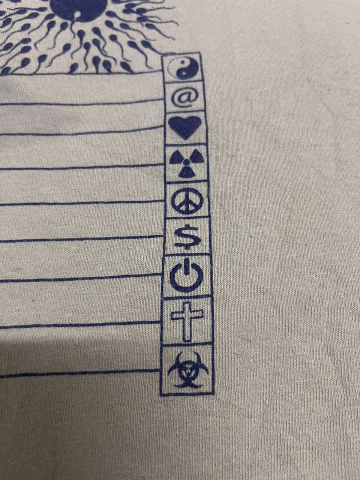 Pleasures pleasures religion sperm tee Size US M / EU 48-50 / 2 - 5 Thumbnail