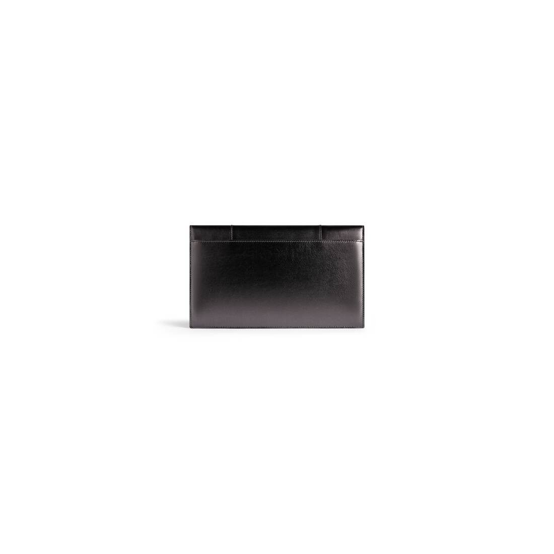 Balenciaga o1mt1gz0725 Size: OS / Hourglass Flat Pouch With Flap Size ONE SIZE - 4 Thumbnail