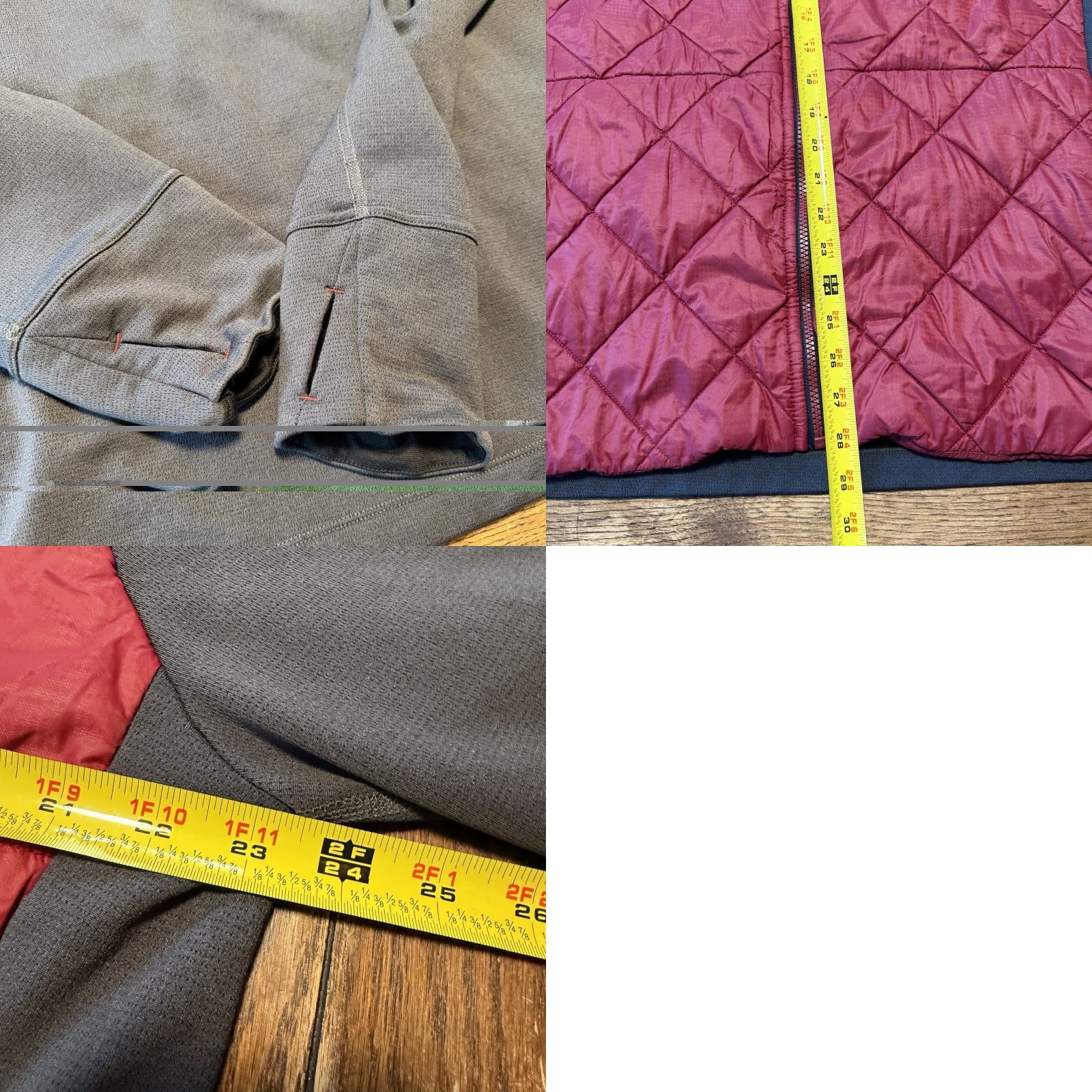 Smartwool Smartwool Smartloft Jacket Mens XXL Red Gray Hybrid Puffer Midweight Zip Pockets Size US XXL / EU 58 / 5 - 9 Thumbnail