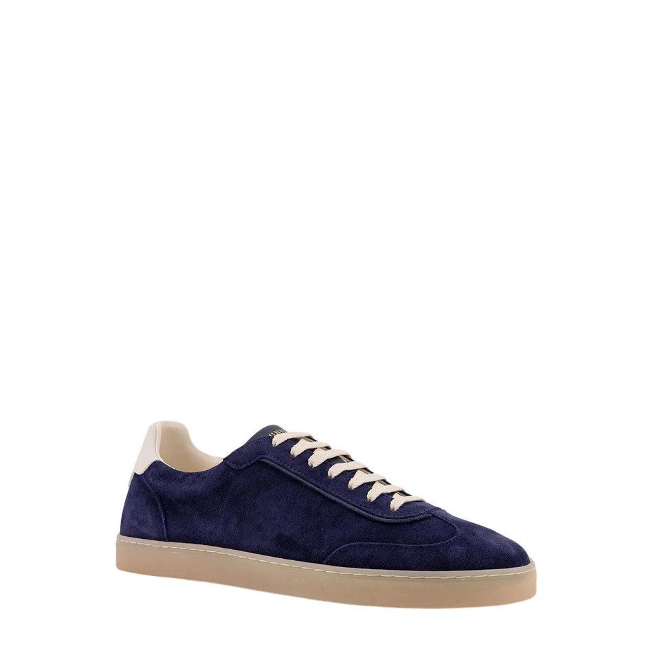 Brunello Cucinelli BRUNELLO CUCINELLI Blue Suede Sneakers New & Authentic (Men' Size US 9 / EU 42 - 2 Thumbnail