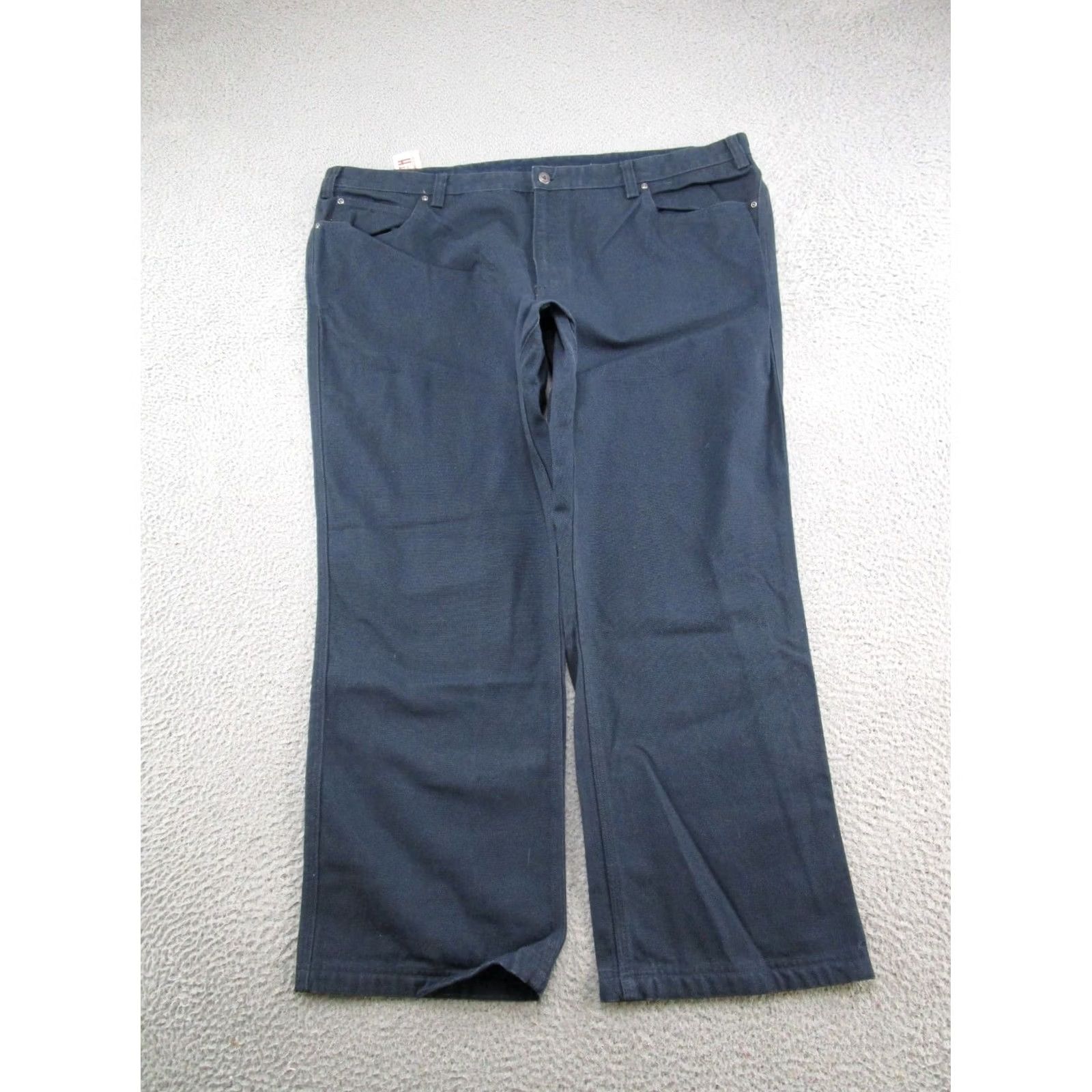 CO Duluth Trading Co Navy Blue Fire Hose Duck Thick Canvas Pants 48x30 NEW Read Size US 32 / EU 48 - 5 Thumbnail