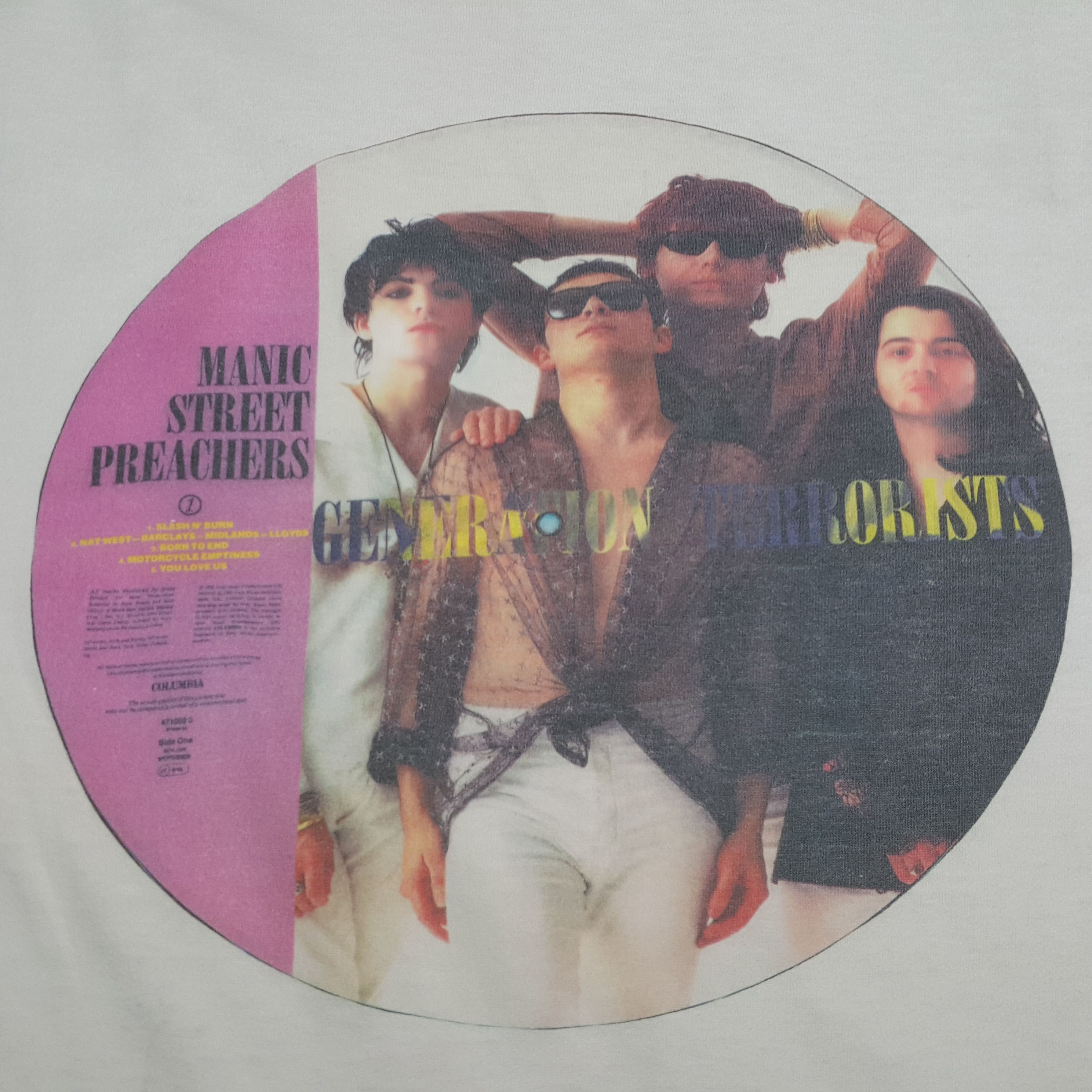 Other Vintage Manic Street Preachers Walsh Rock Band 90's Tees 32 Size US L / EU 52-54 / 3 - 8 Thumbnail