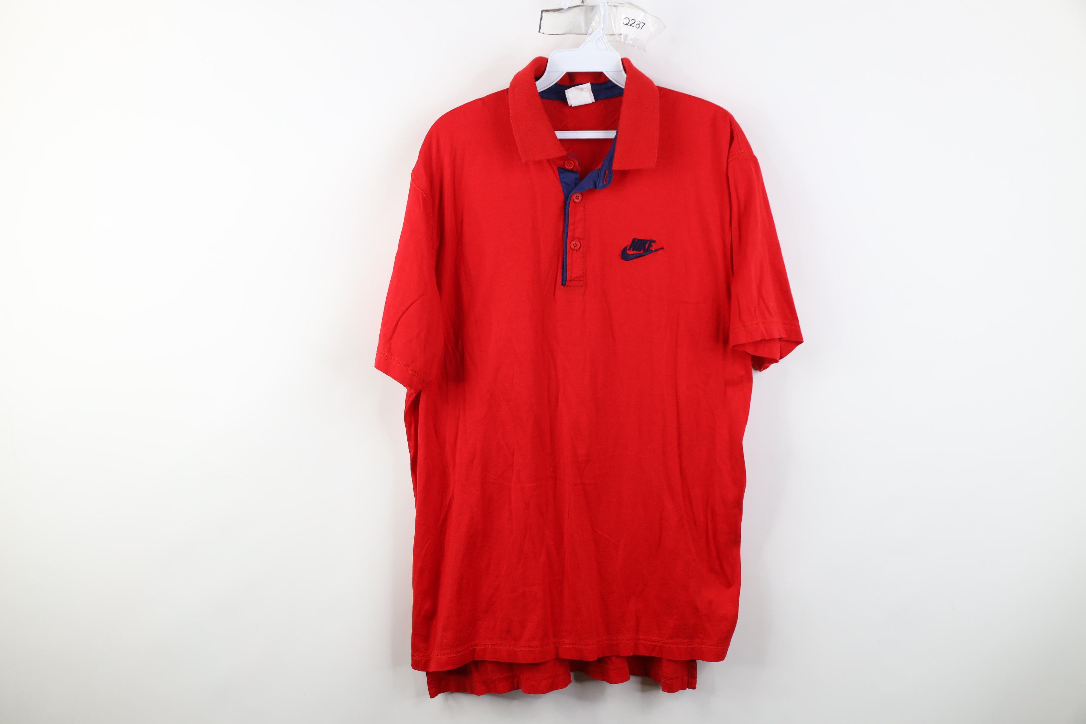 Nike Vintage 80s 90s Nike Swoosh Collared Golf Polo Shirt USA Size US XL / EU 56 / 4 - 1 Thumbnail