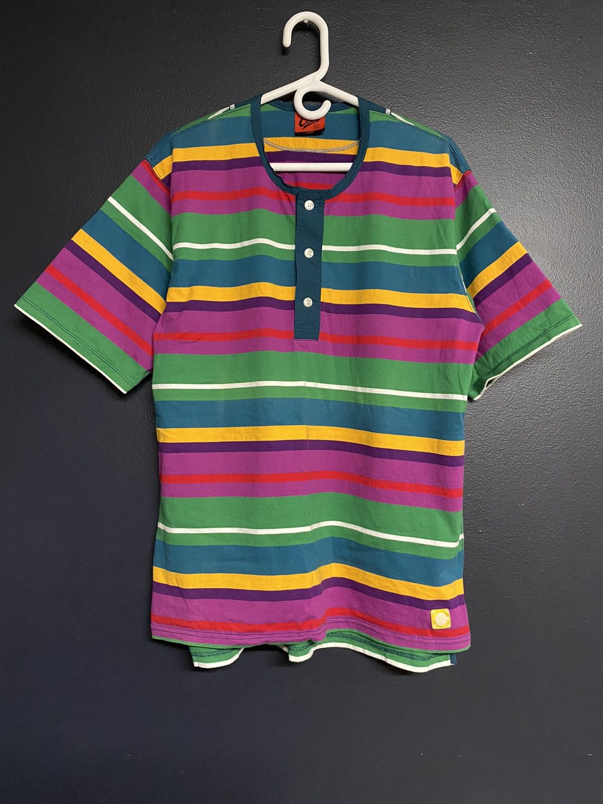 CLOT multi color Striped T-shirt