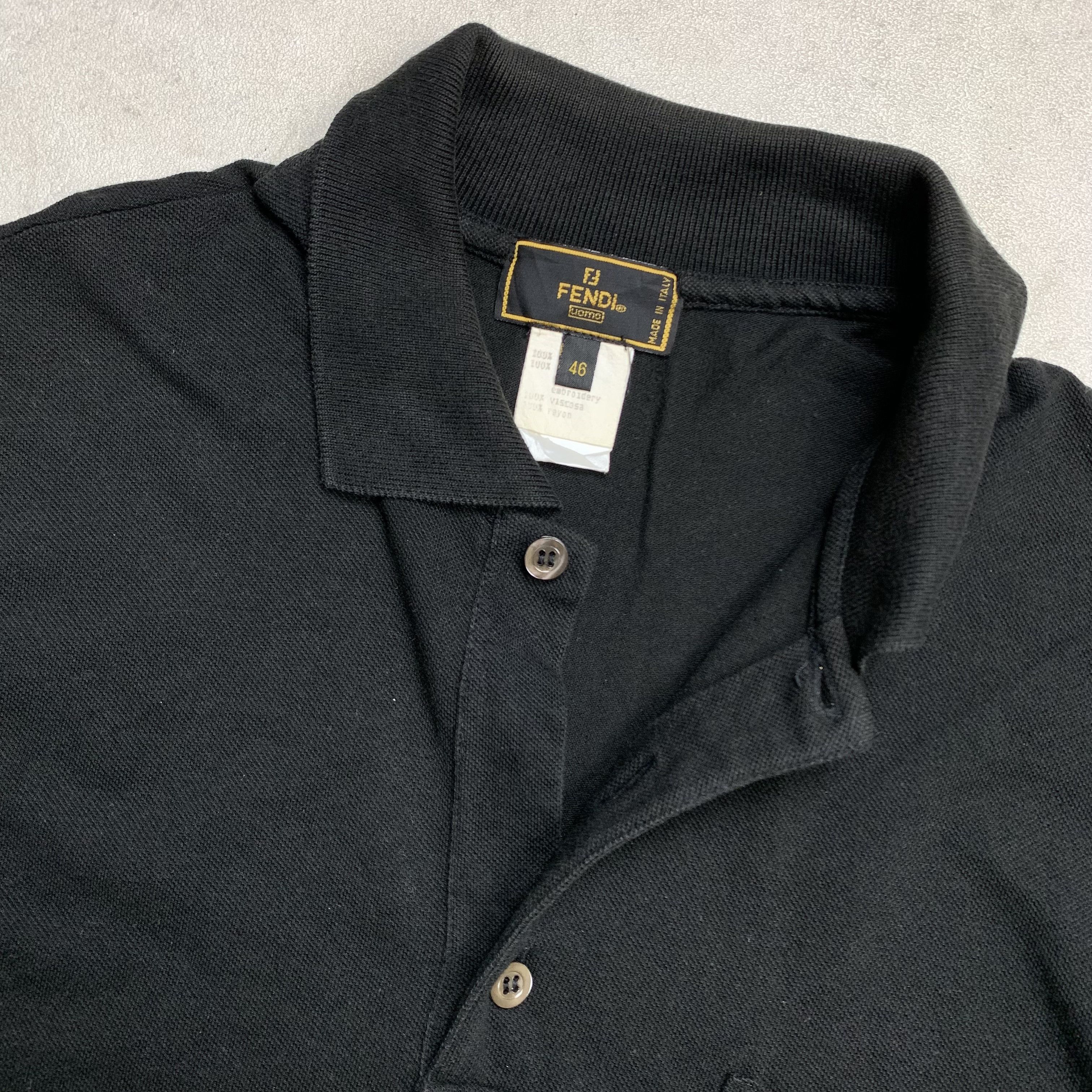Fendi Vintage Fendi Polo Shirt Size US S / EU 44-46 / 1 - 3 Thumbnail