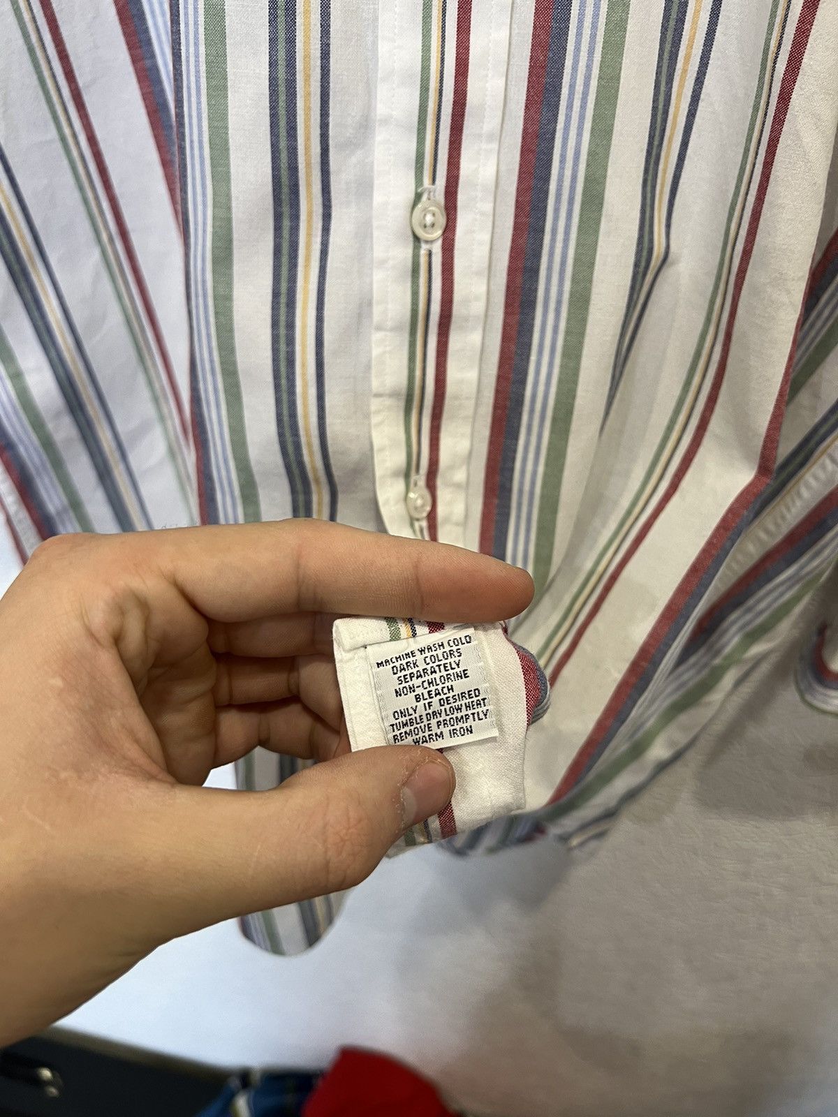 Chaps Ralph Lauren Vintage Chaps Ralph Lauren Shirt Striped Size US M / EU 48-50 / 2 - 6 Thumbnail