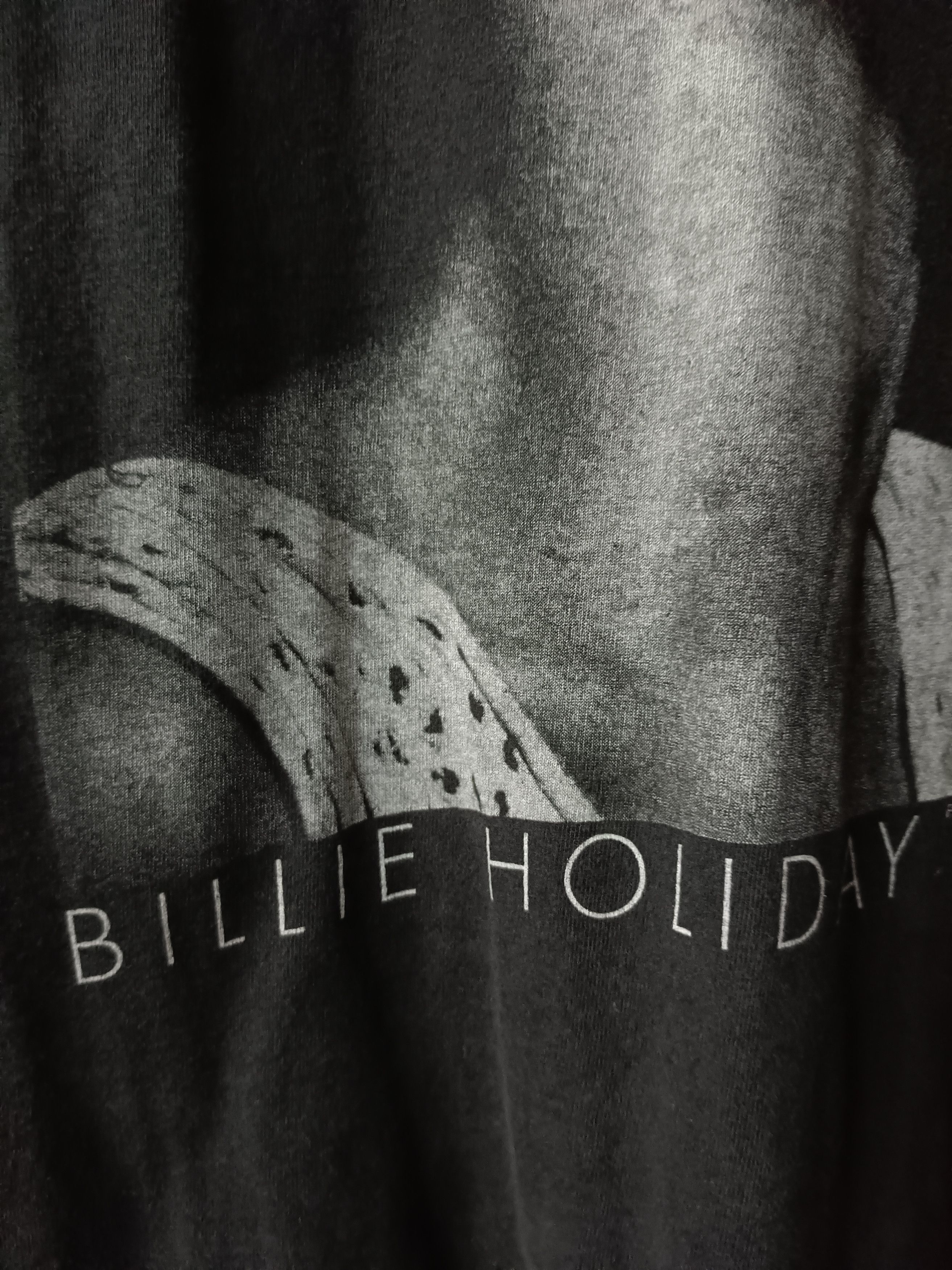 90s Jazz Billie Holiday Tee - Short Sleeve T Shirts