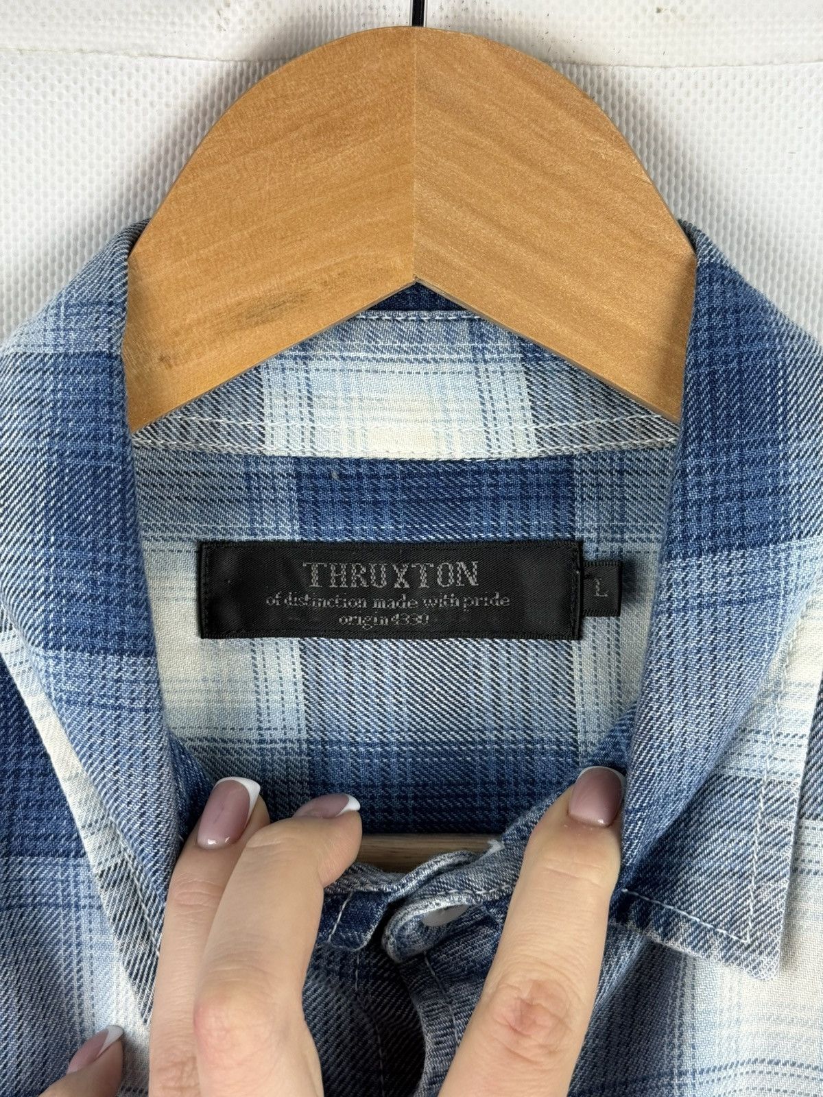 Other Thruxton Men’s Checked Plaid Cotton Japanese Button Up Shirt Size US L / EU 52-54 / 3 - 11 Thumbnail