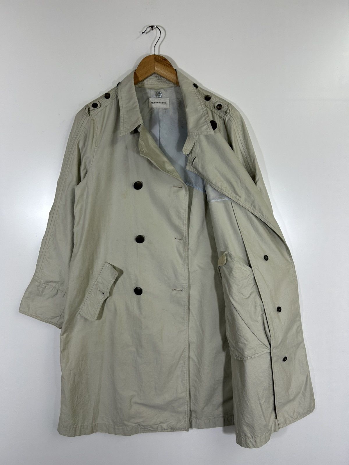 Tsumori Chisato Tsumori Chisato by Issey Miyake Double-Breasted Trench Coat Size M / US 6-8 / IT 42-44 - 8 Thumbnail