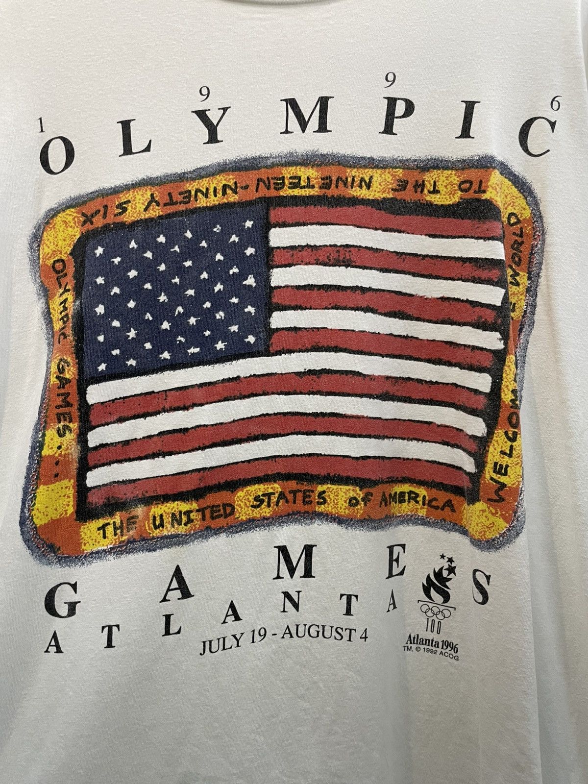 USA Olympics × Vintage Olympic Atlanta 1996 Size US XL / EU 56 / 4 - 2 Thumbnail