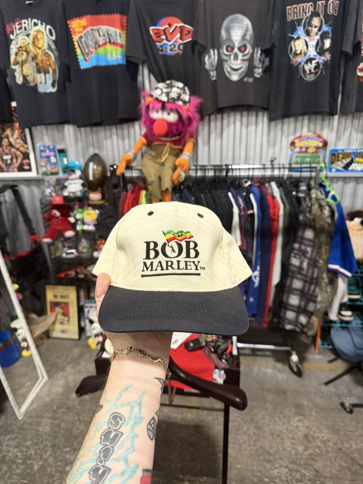 Bob Marley 90s Vintage Bob Marley Snap Back Size ONE SIZE - 1 Thumbnail
