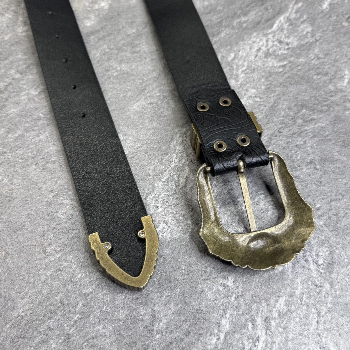 Hysteric Glamour Vintage Y2K Western Leather Belt Flower saint japan style Size ONE SIZE - 8 Thumbnail
