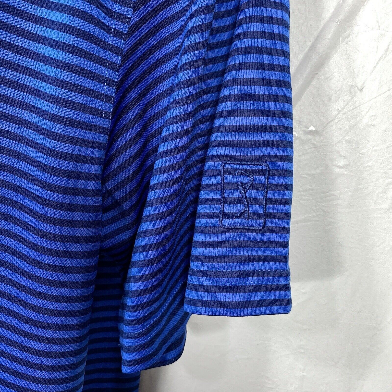 PGA Tour PGA Tour Pro Series Golf Polo Shirt Blue Striped Athletic XL Size US XL / EU 56 / 4 - 3 Thumbnail