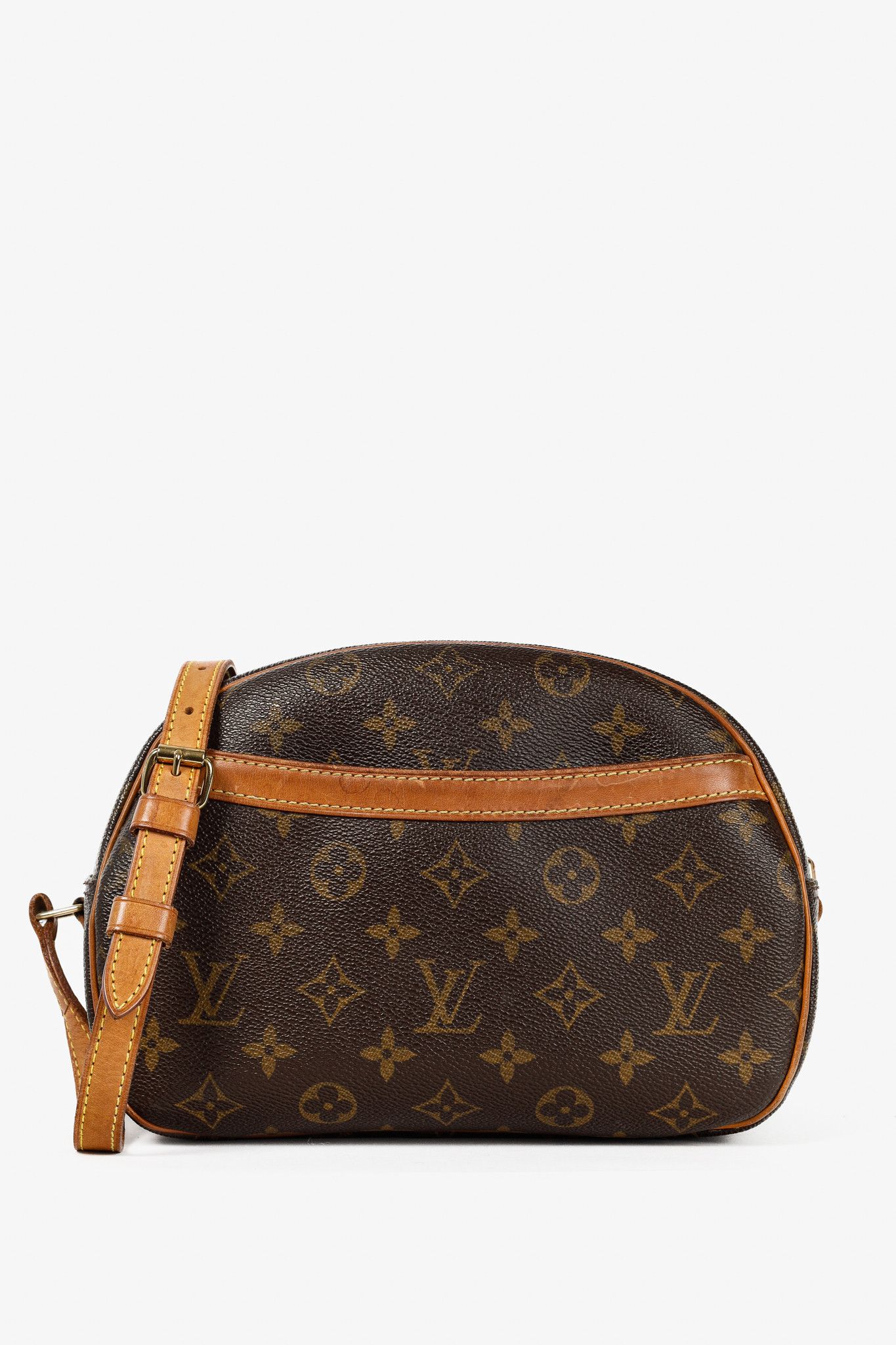 Louis Vuitton Blois Monogram Canvas Shoulder Bag in Brown, Women's