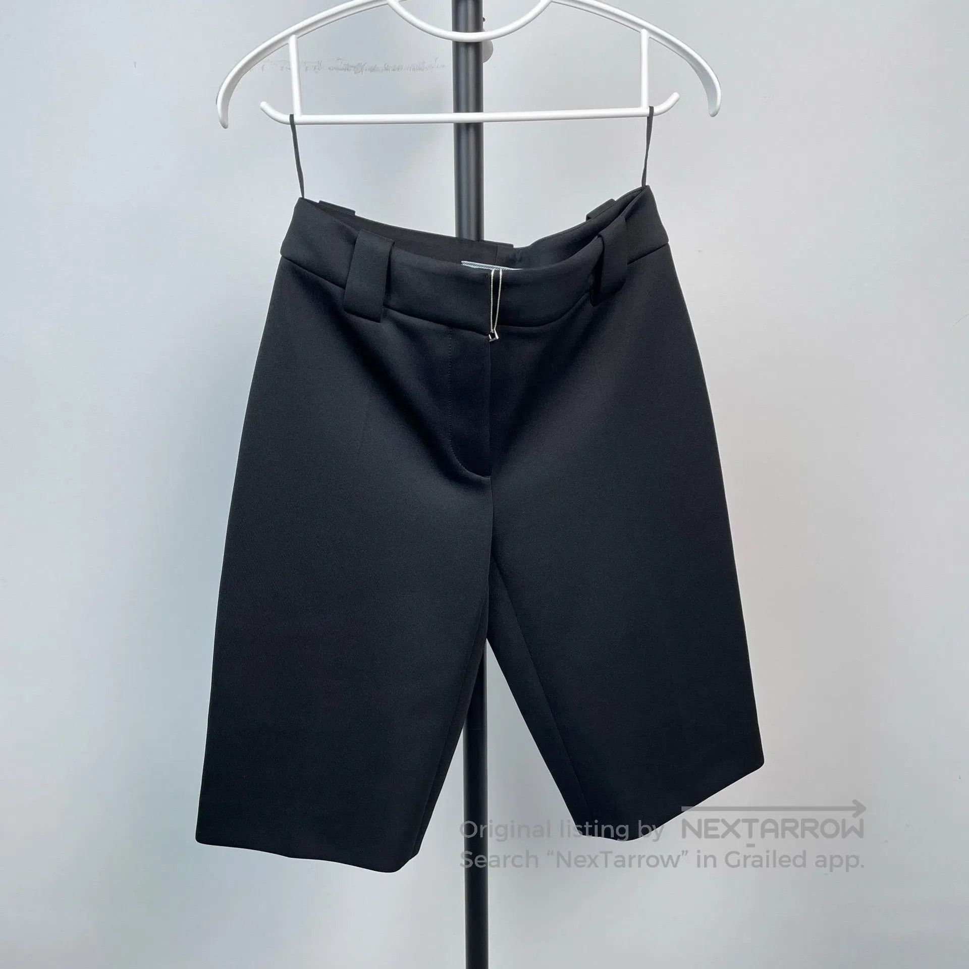 Other Prada Black Classic Triangular Logo Cycling Shorts| Size US 38 / EU 54 - 2 Thumbnail