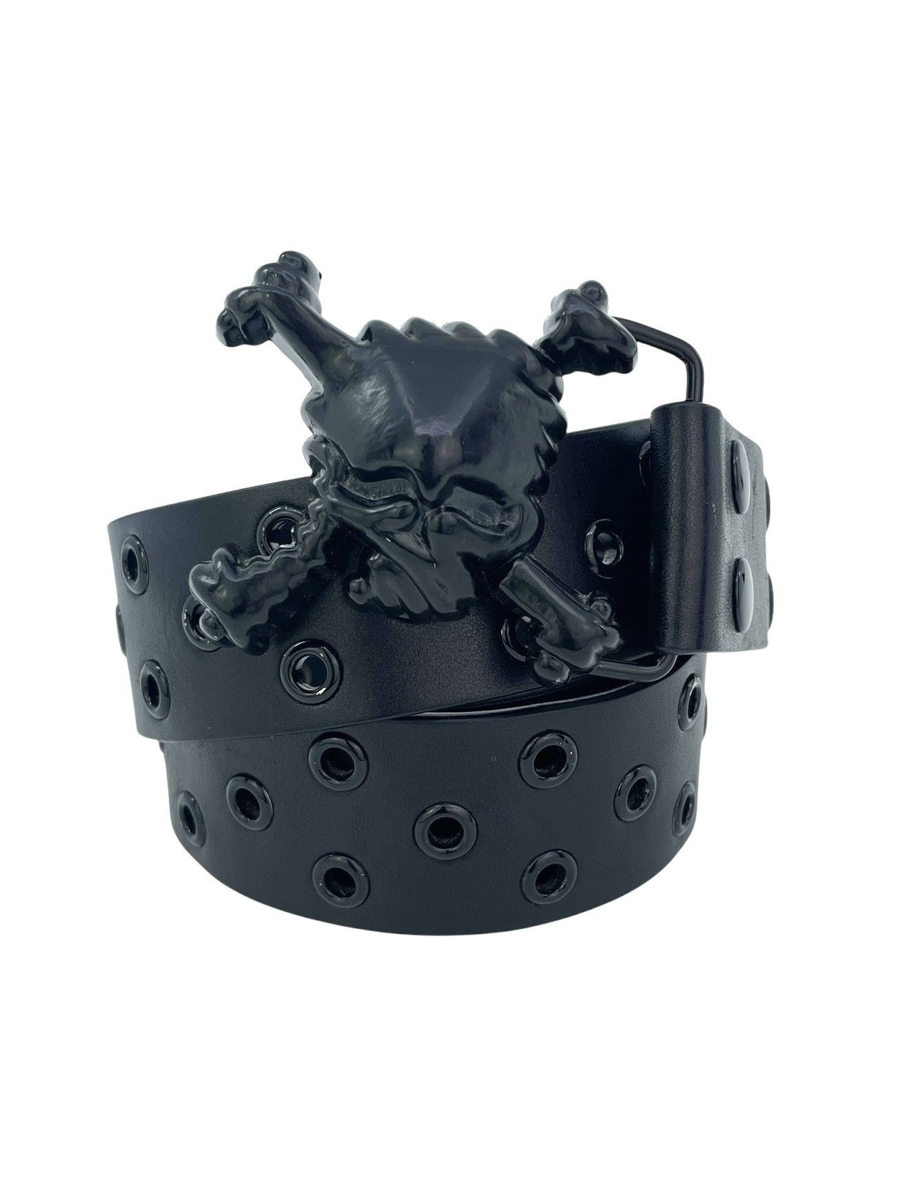 Oakley × Vintage Vintage y2k Oakley Skull Belt Silver Black | Grailed