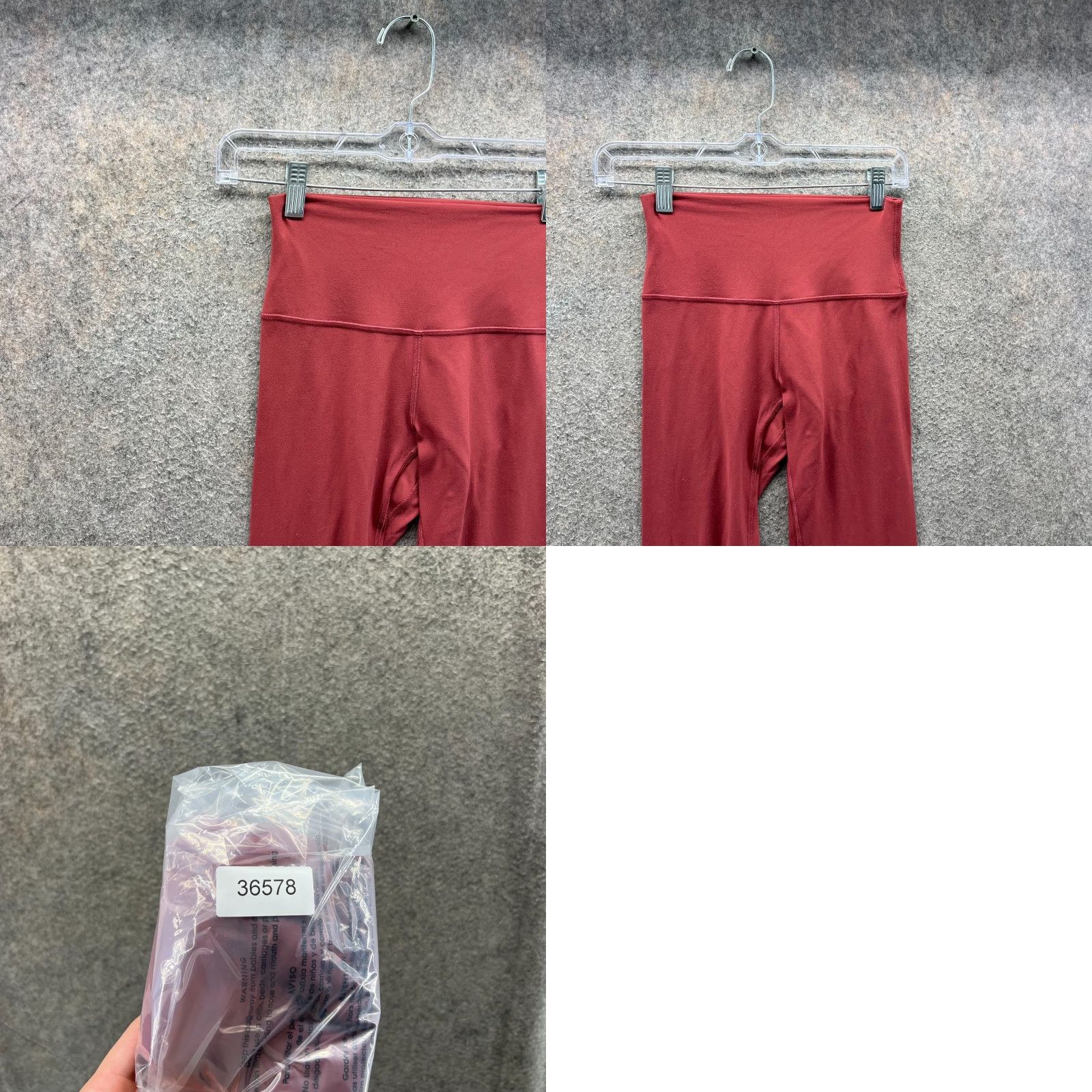 Lululemon Lululemon Leggings Women 4 Red Align High Rise Nulu Fabric Yoga Pants Skinny Inseam 27 Multi-Season Activewear Size 27" / US 4 / IT 40 - 8 Thumbnail