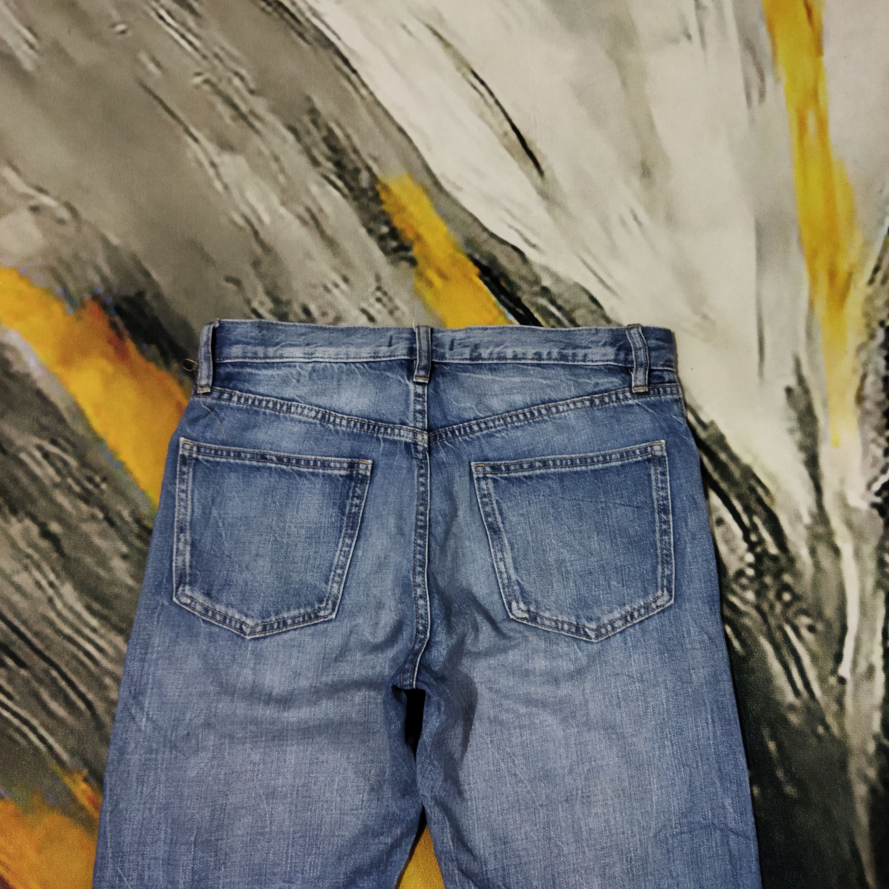 Japanese Brand VINTAGE JAPANESE DISTRESSED LIGHT BLUE JEANS PANTS Size US 30 / EU 46 - 8 Thumbnail