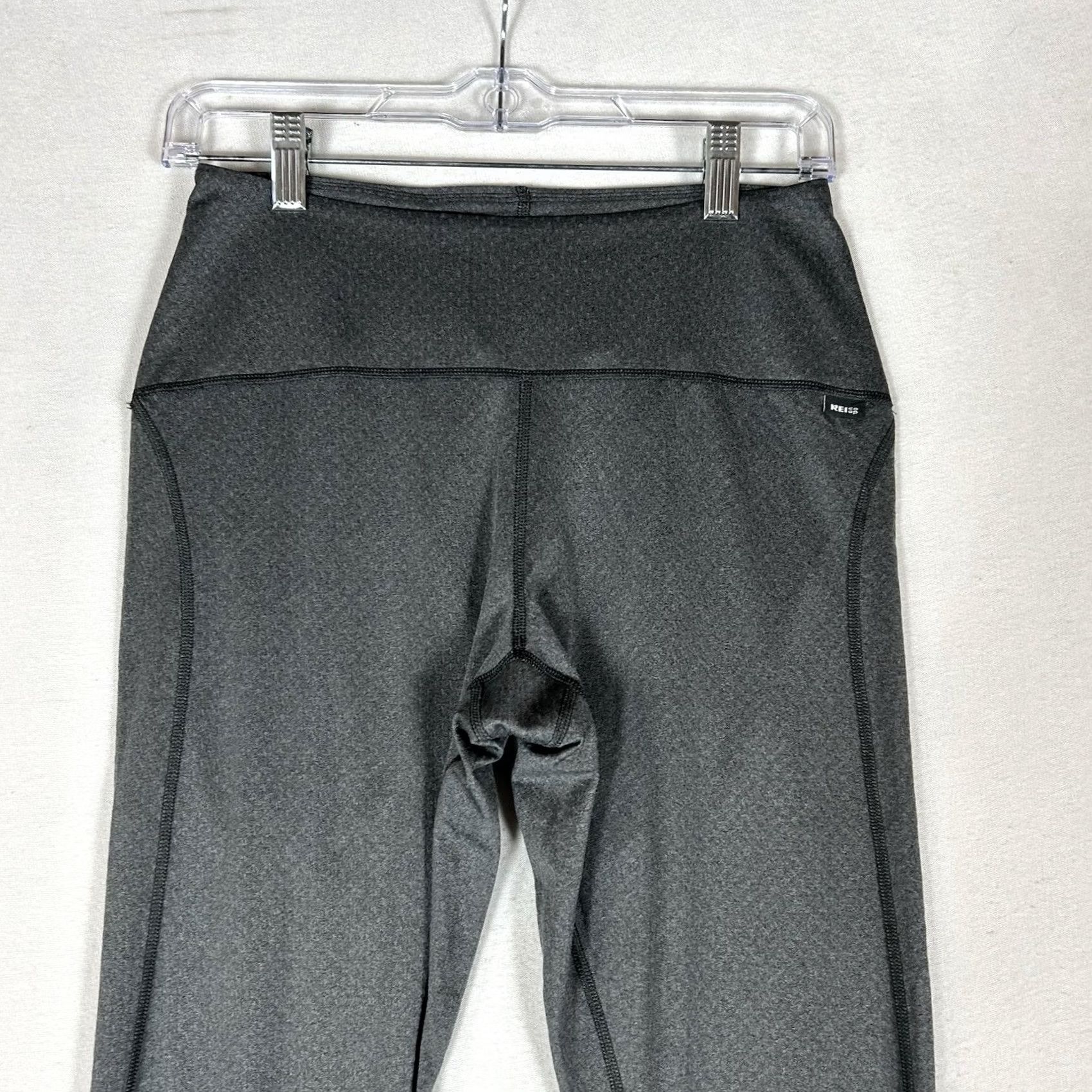 Vintage REI Co-op Base Layer Leggings Pants Women's XS Gray Casual Stretch Hiking Leggings Size 26" / US 2 / IT 38 - 2 Thumbnail