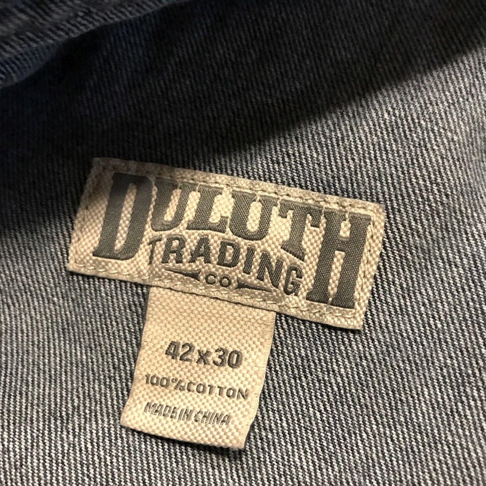 Denime Duluth Jeans Mens 42 Blue trading cotton denim b17 Size US 42 / EU 58 - 3 Thumbnail