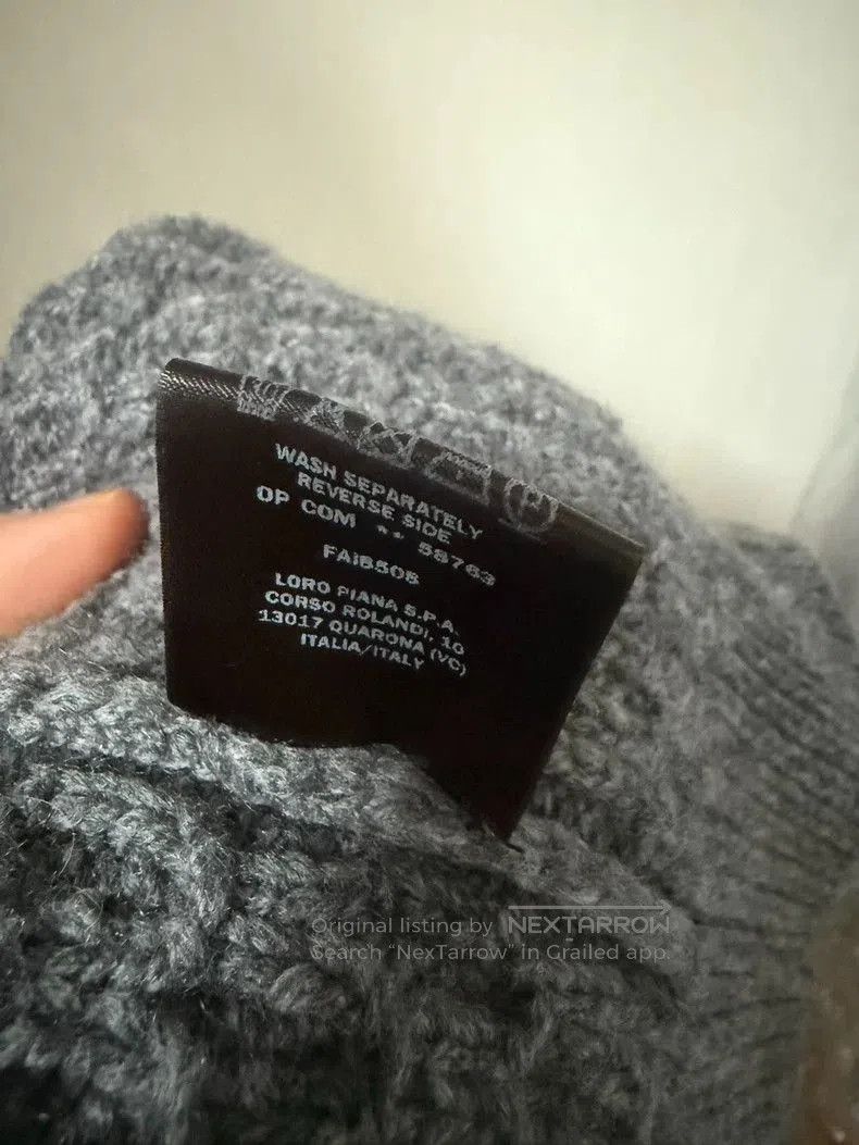 Loro Piana Loro Piana 100% Cashmere Cable Knit Sweater. Size US M / EU 48-50 / 2 - 7 Thumbnail