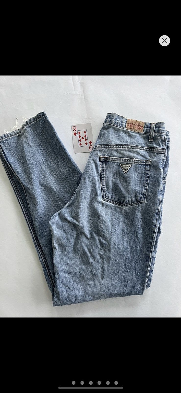 Guess 90's Vintage Guess Denim Pants vintage guess jeans USA rare Size US 33 - 1 Preview