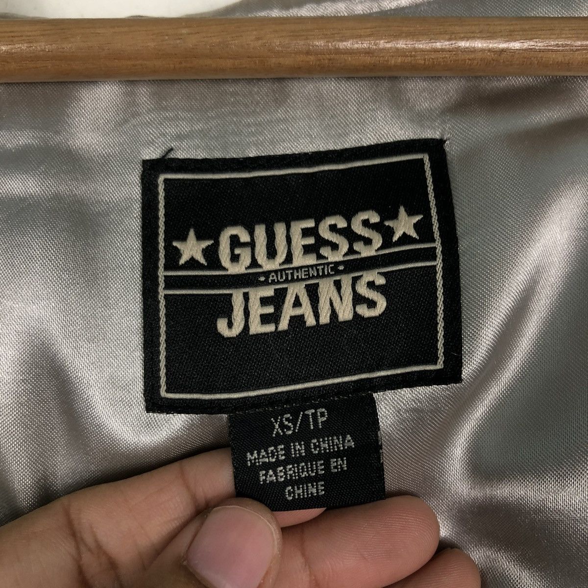 Guess 📌CROPPED QUILTED BIKER JACKET GUESS JEANS Size US XS / EU 42 / 0 - 18 Thumbnail