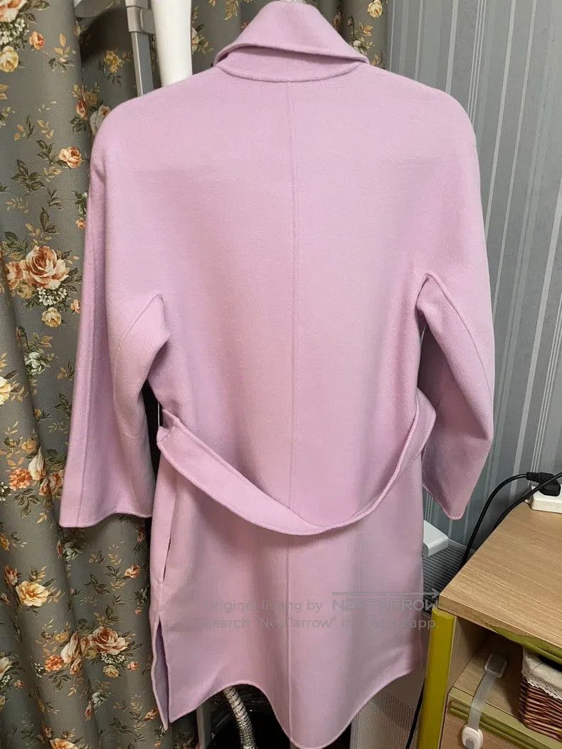 Max Mara Max Mara Lilac Purple Medium-long Coat Size S / US 4 / IT 40 - 2 Thumbnail