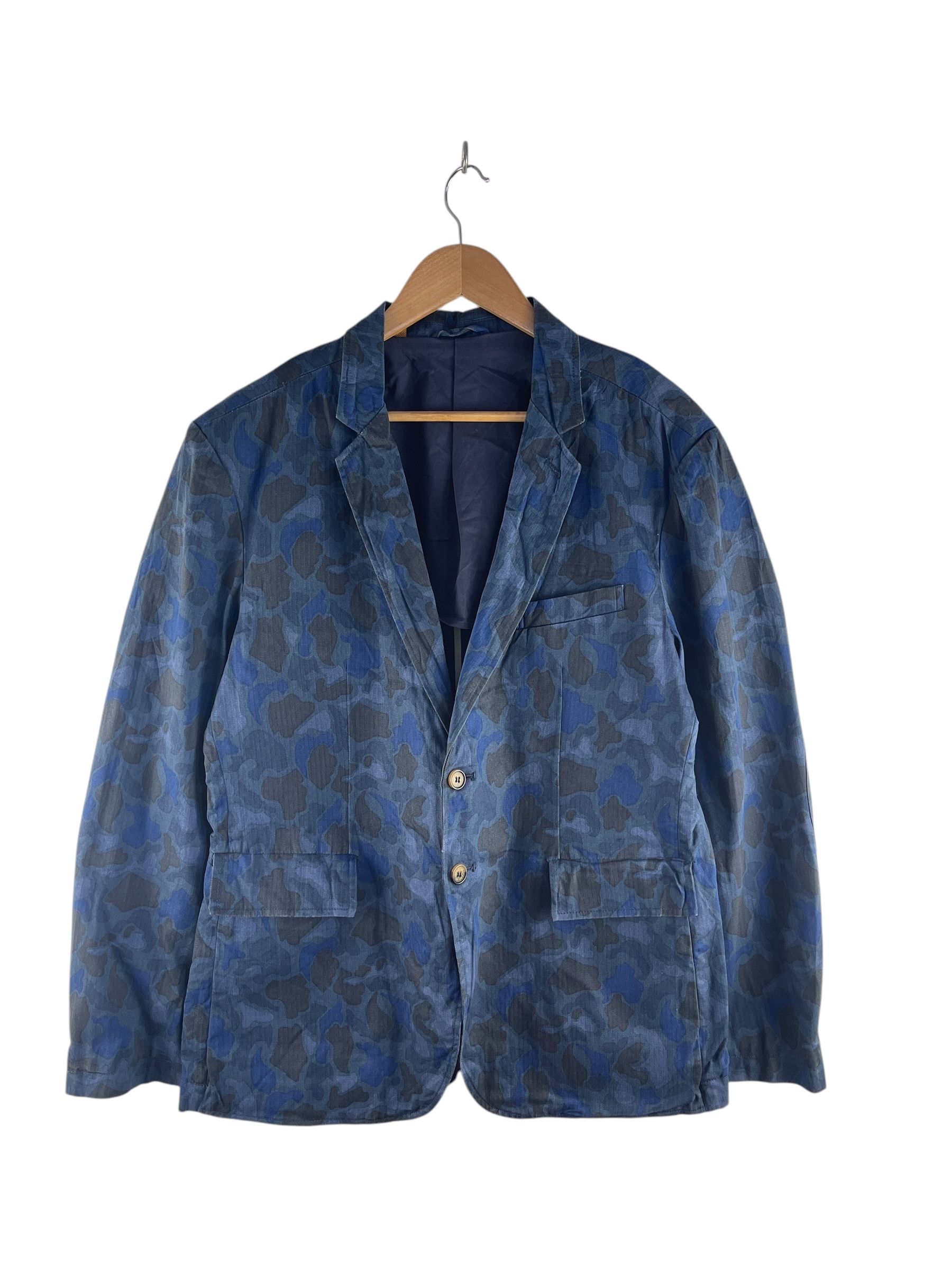 JACHS NY Jachs New York Navy Camo Coat Jacket Size US M / EU 48-50 / 2 - 1 Thumbnail