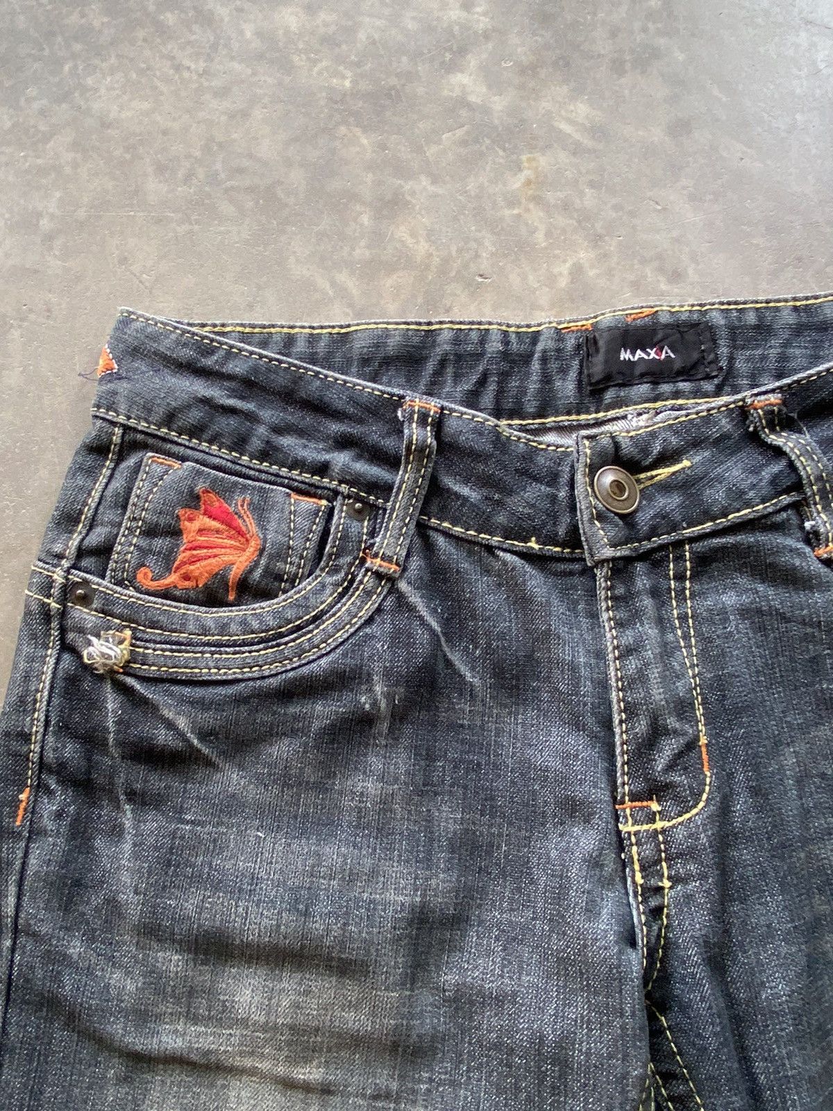 Hysteric Glamour × Japanese Brand Flare Jeans Maxia Embroidered Navajo Design Size 30" / US 8 / IT 44 - 7 Thumbnail