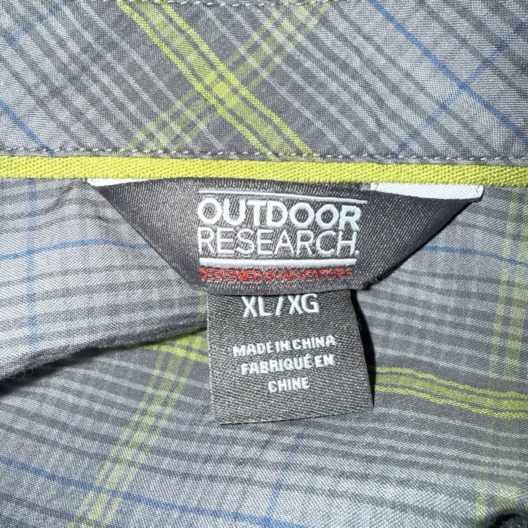 Outdoor Research Outdoor Research Plaid Short Sleeve Button Down Mens Size XL Size US 36 / EU 52 - 4 Thumbnail