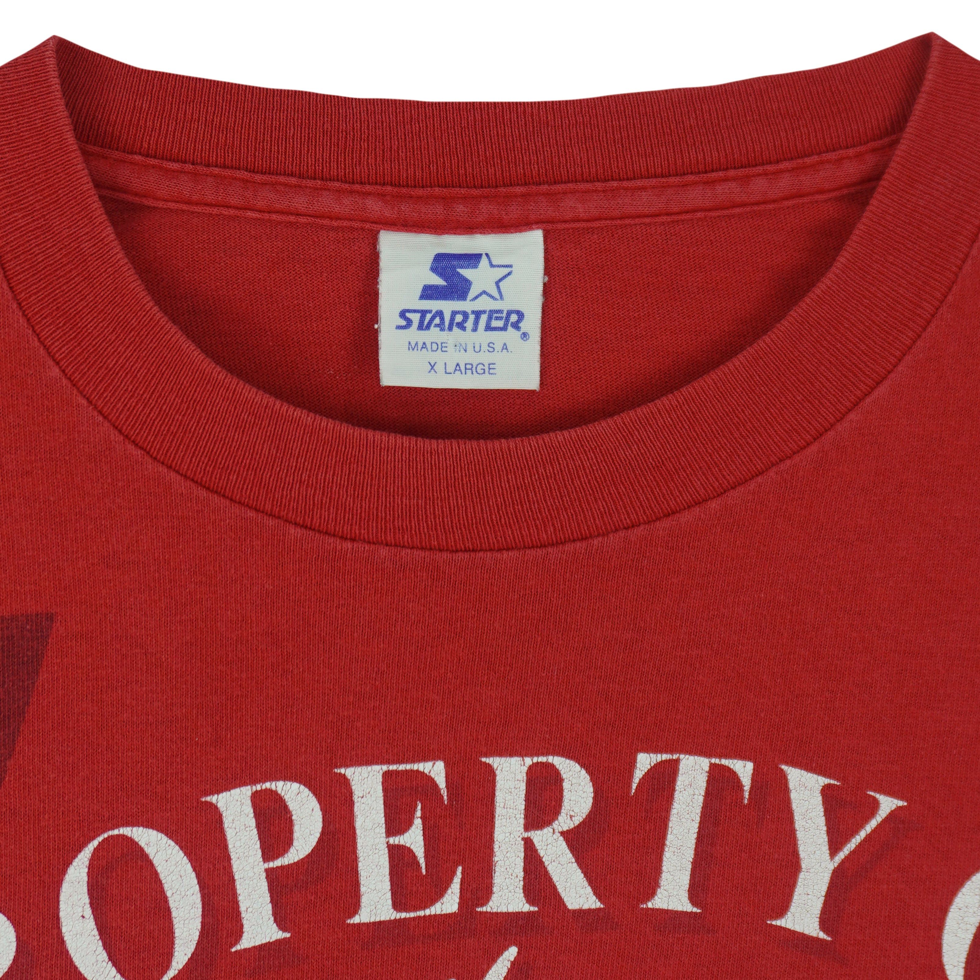 Starter Florida Panthers Big Spell-Out T-Shirt 1990s Size US XL / EU 56 / 4 - 8 Thumbnail