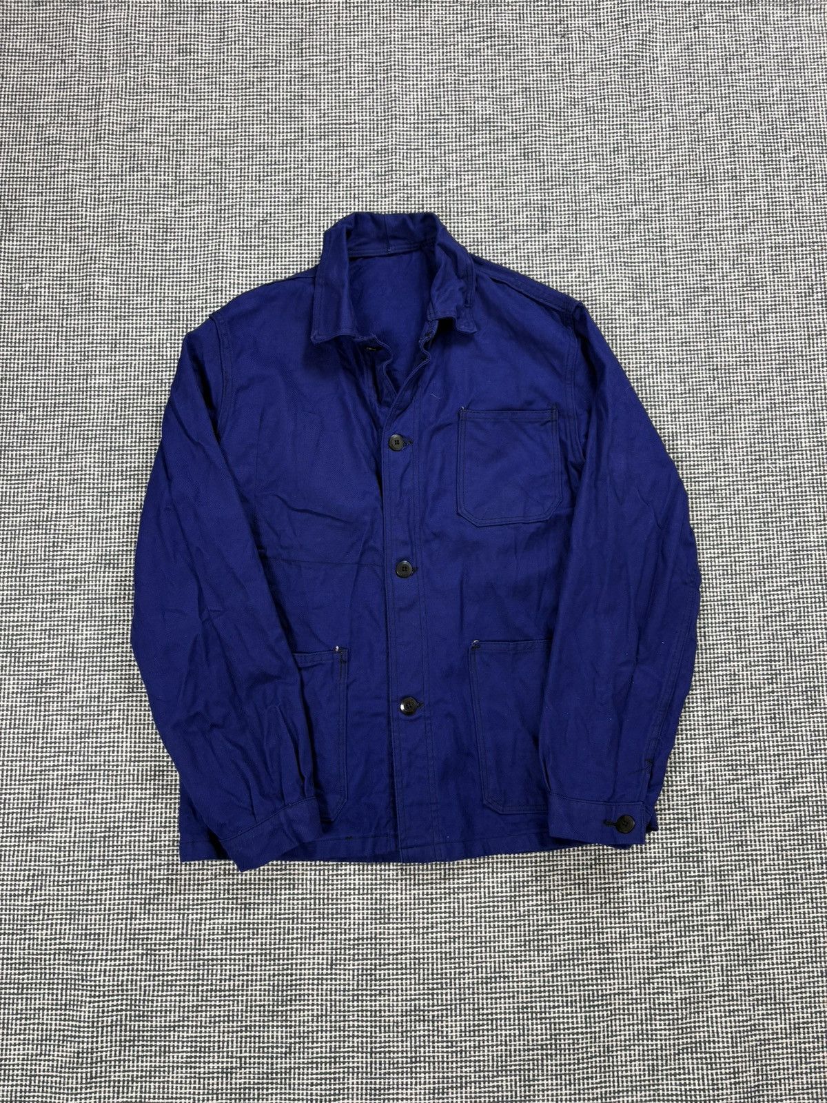 Le Laboureur vintage French chore coat jacket workwear sanfor Size US M / EU 48-50 / 2 - 2 Thumbnail