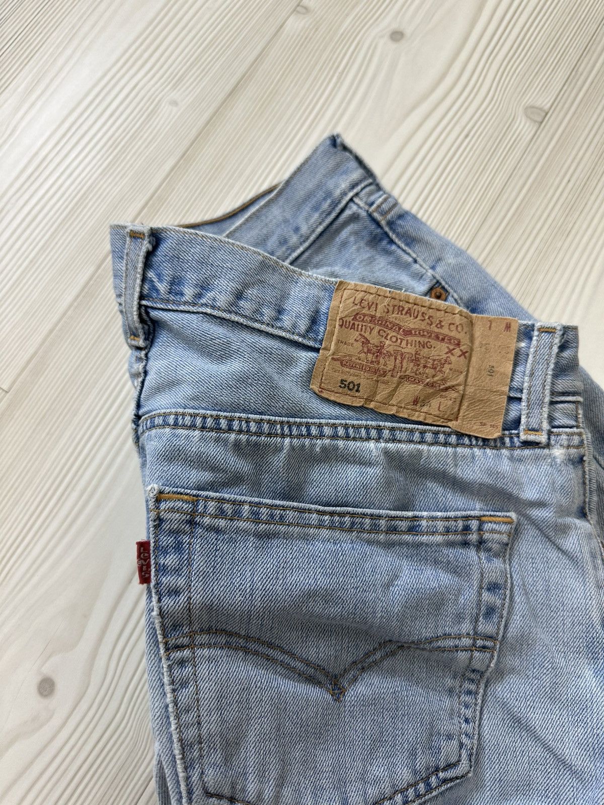 Levi's Vintage Clothing Baby blue vintage jeans Levi’s 02’ 501 34/34 Size US 34 / EU 50 - 5 Thumbnail
