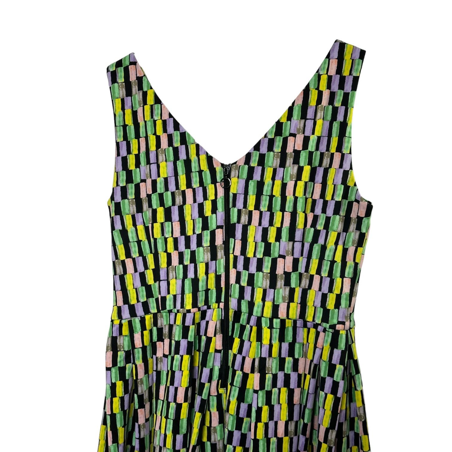 Calvin Klein Calvin Klein Deep Front & Back V Neckline Fit & Flare Dress Size XL / US 12-14 / IT 48-50 - 4 Thumbnail