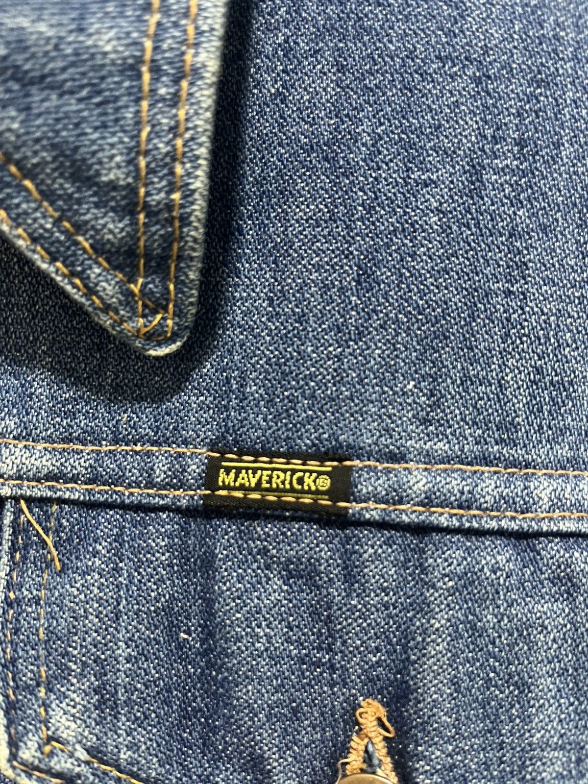 Wrangler Vintage 80s Maverick Blue Bell Denim Jacket Size US M / EU 48-50 / 2 - 7 Thumbnail