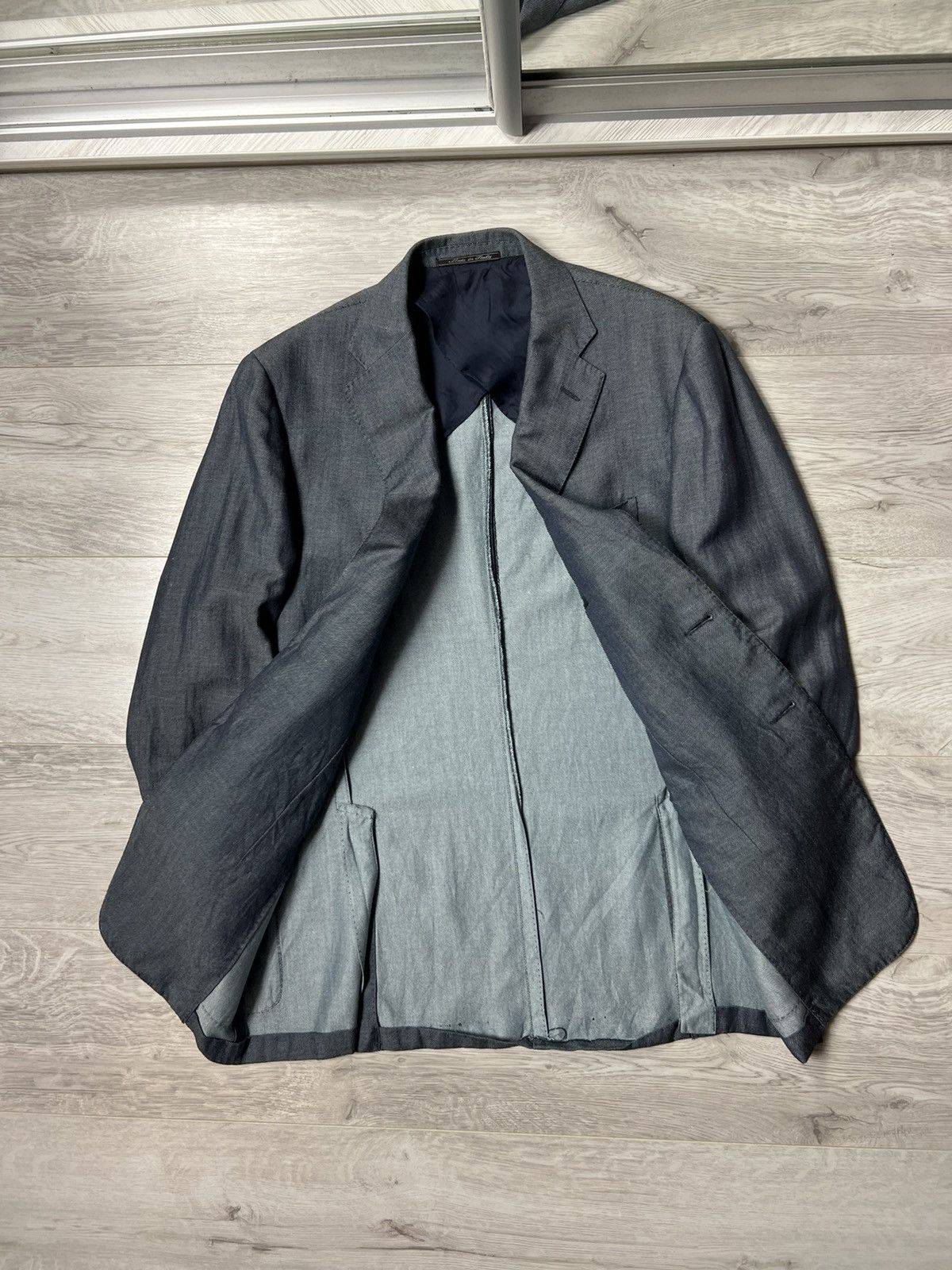 Corneliani Corneliani Mantua Cupro 100 Blazer Jacket 2 Button Size 50R Size 40R - 11 Thumbnail