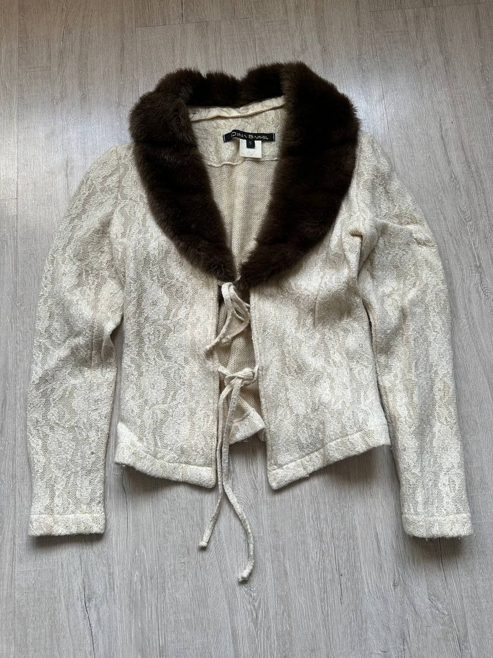 Japanese Brand 00s vintage japan style y2k faux fur cardigan Size S / US 4 / IT 40 - 1 Thumbnail