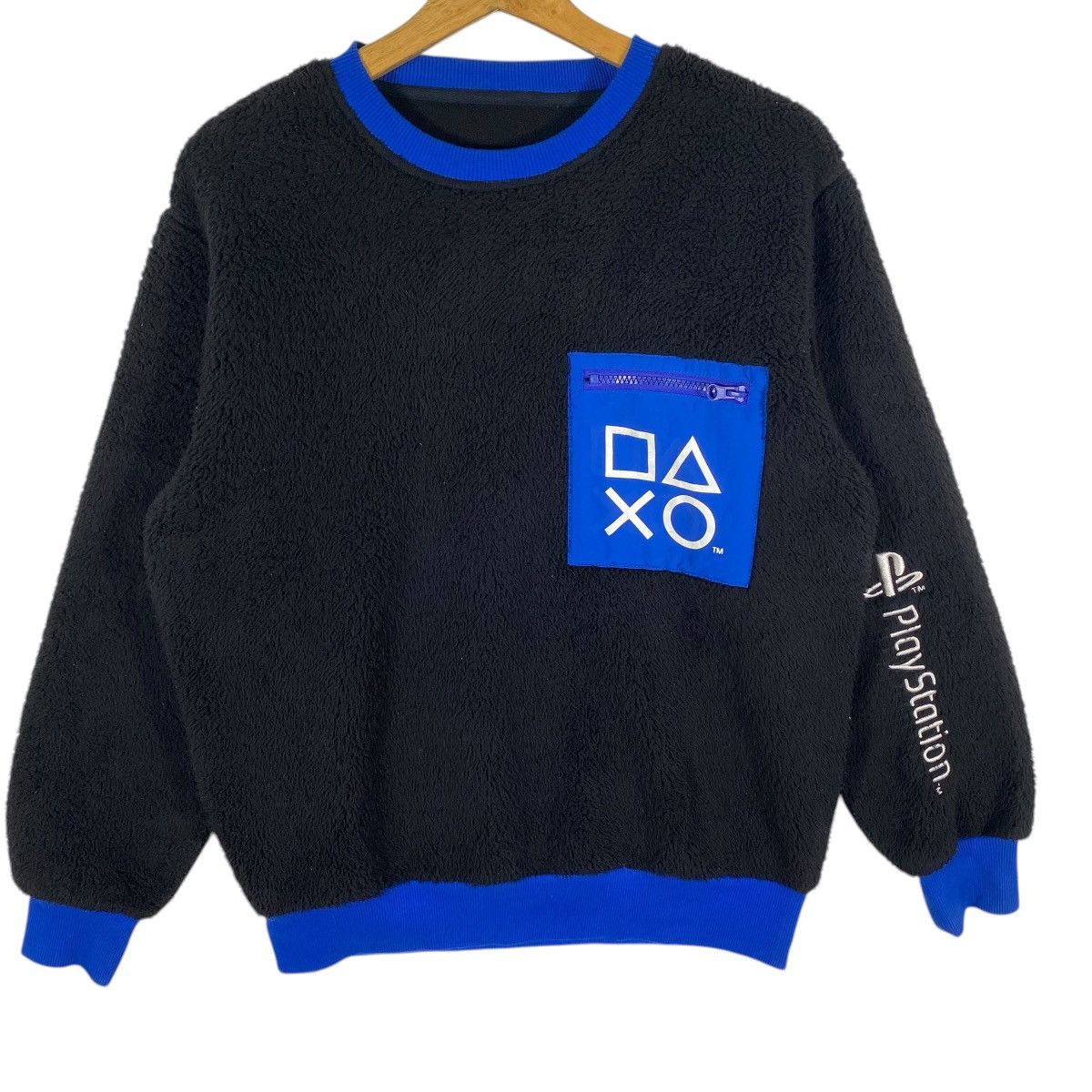 Playstation Playstation X Japanese Brand Fleece Sweatshirt M Size Size US M / EU 48-50 / 2 - 4 Thumbnail